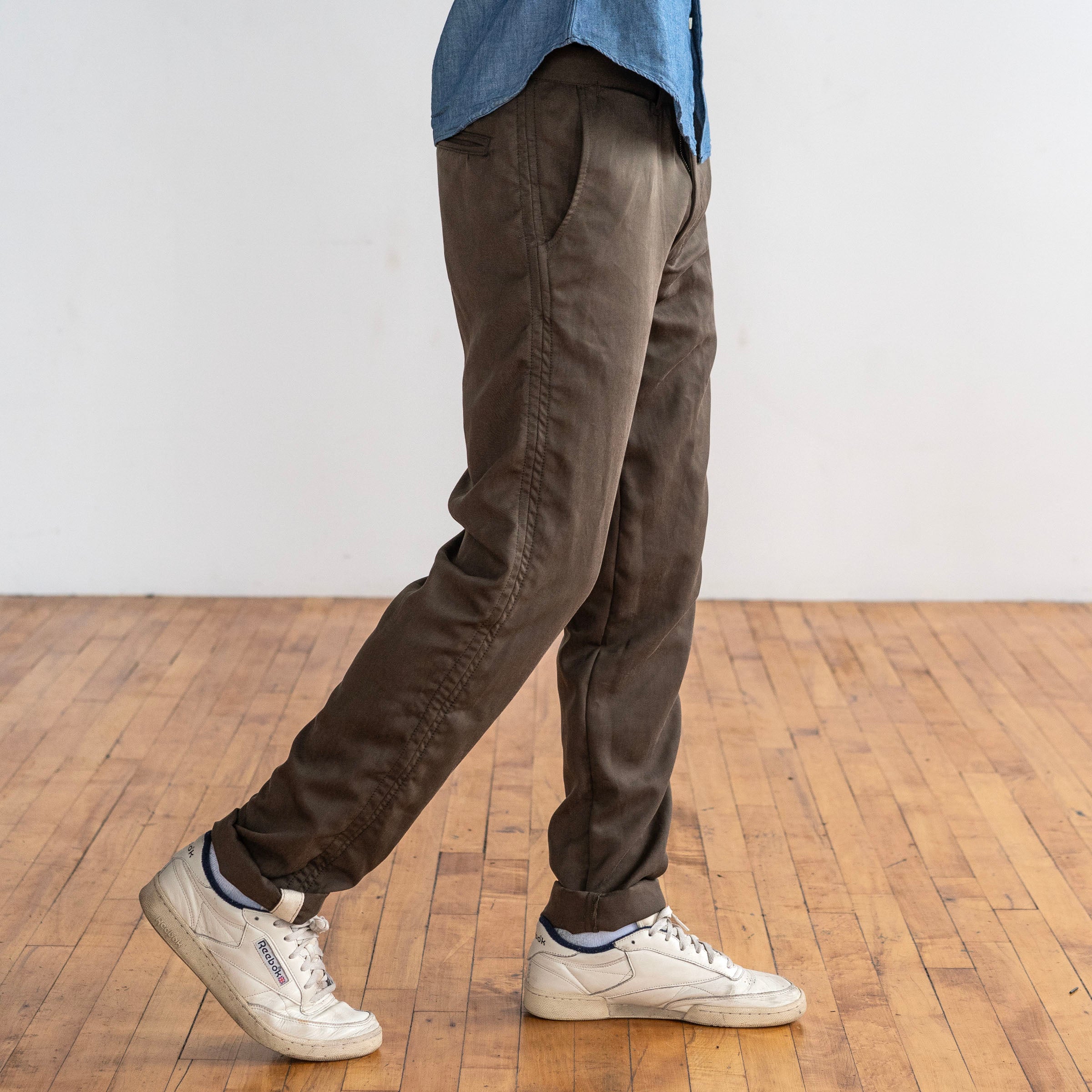 Rivet Chino Austrian 7oz Olive Tencel