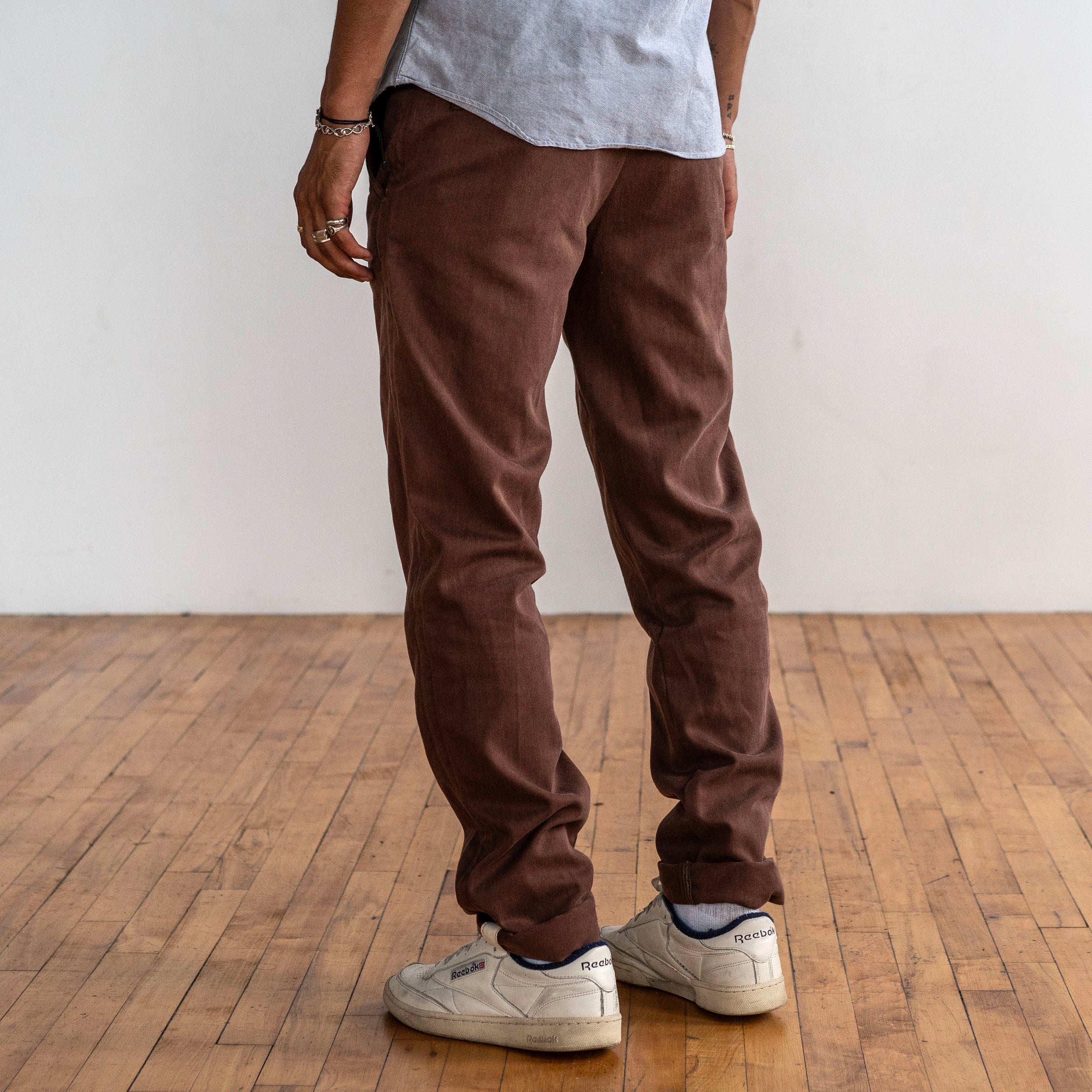 Rivet Chino Austrian 9oz Russet Tencel Twill Sz 35 & 36