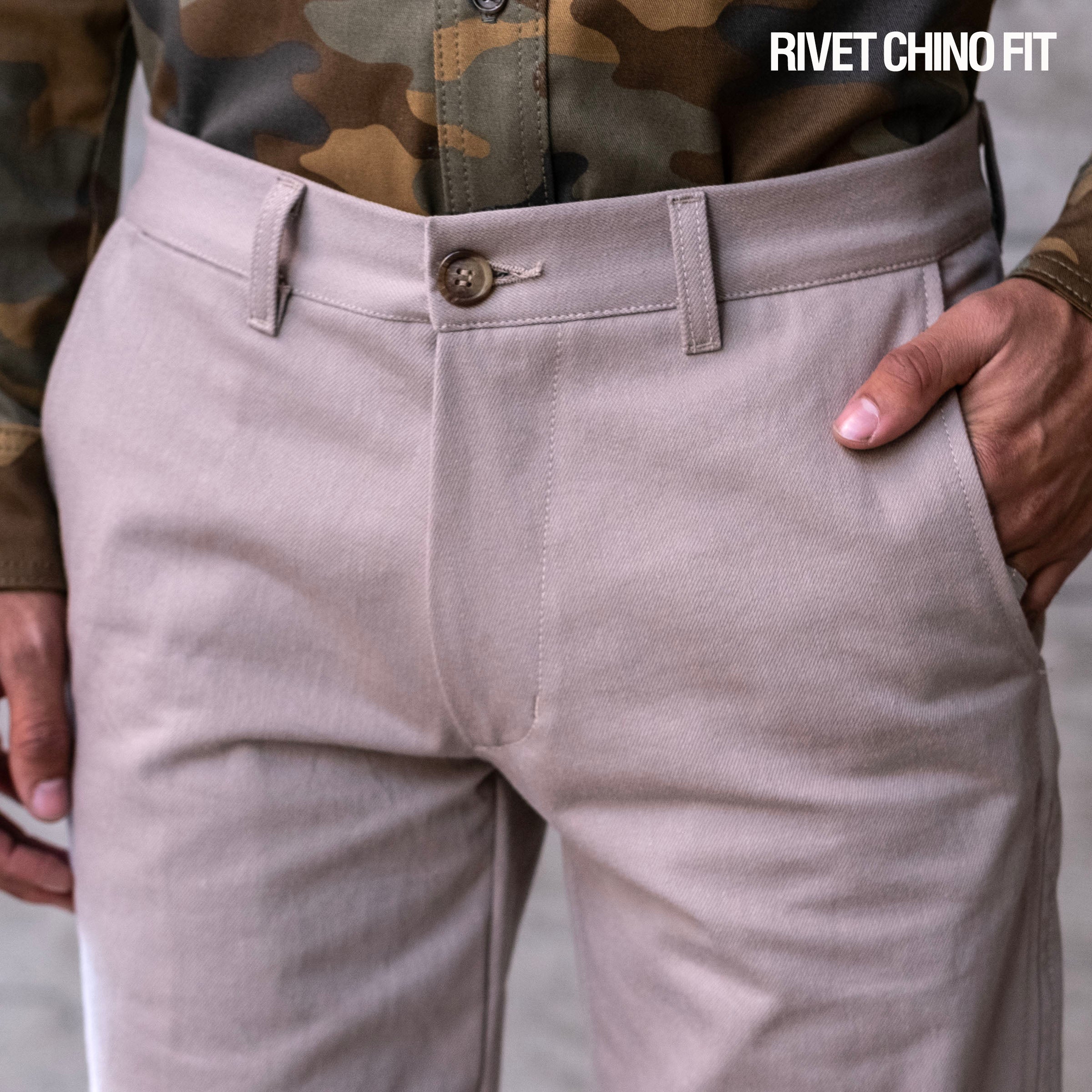 Rivet Chino Olive 8oz Mt. Vernon Cotton Twill