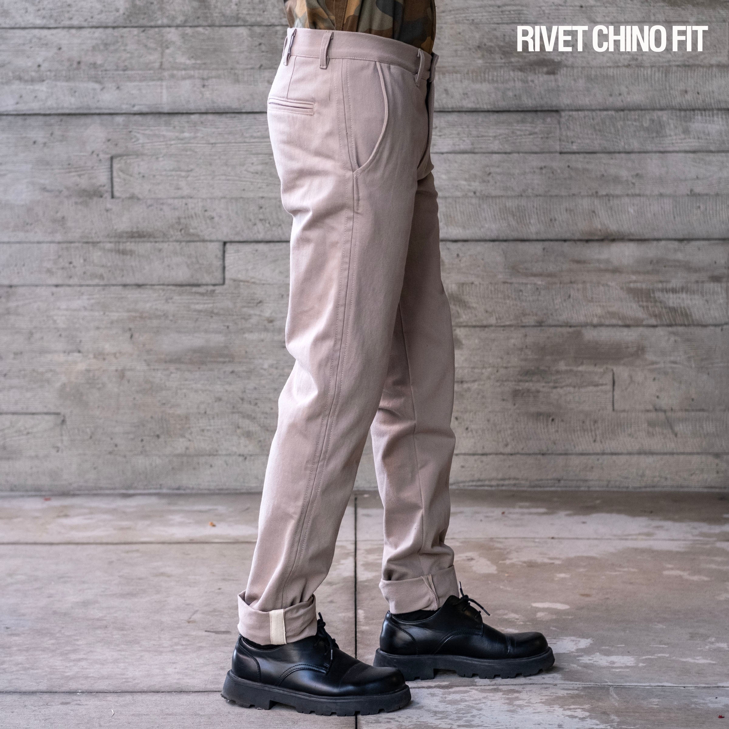 Rivet Chino Olive 8oz Mt. Vernon Cotton Twill