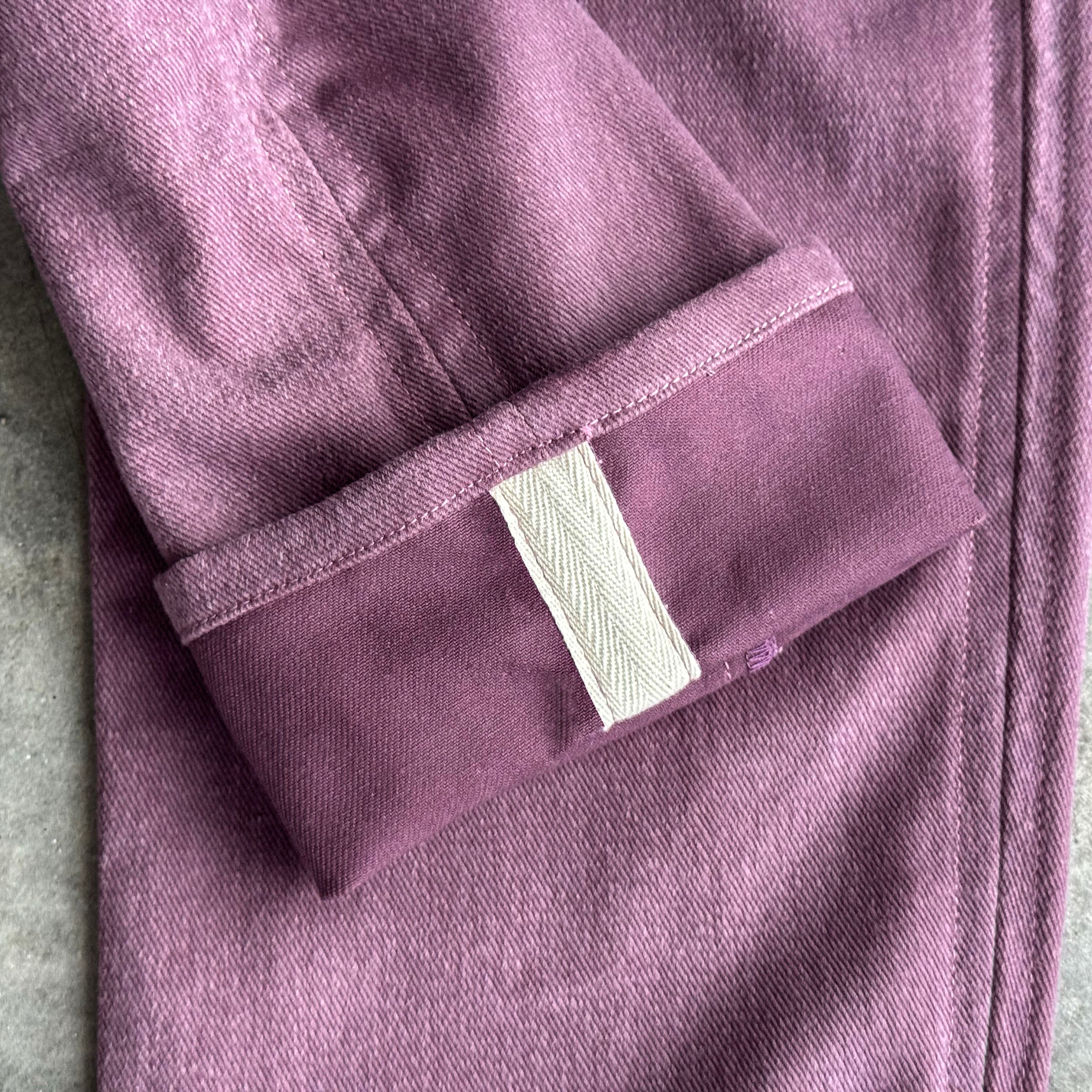 Rivet Chino Dusty Rose 11oz Brushed Cavalry Twill