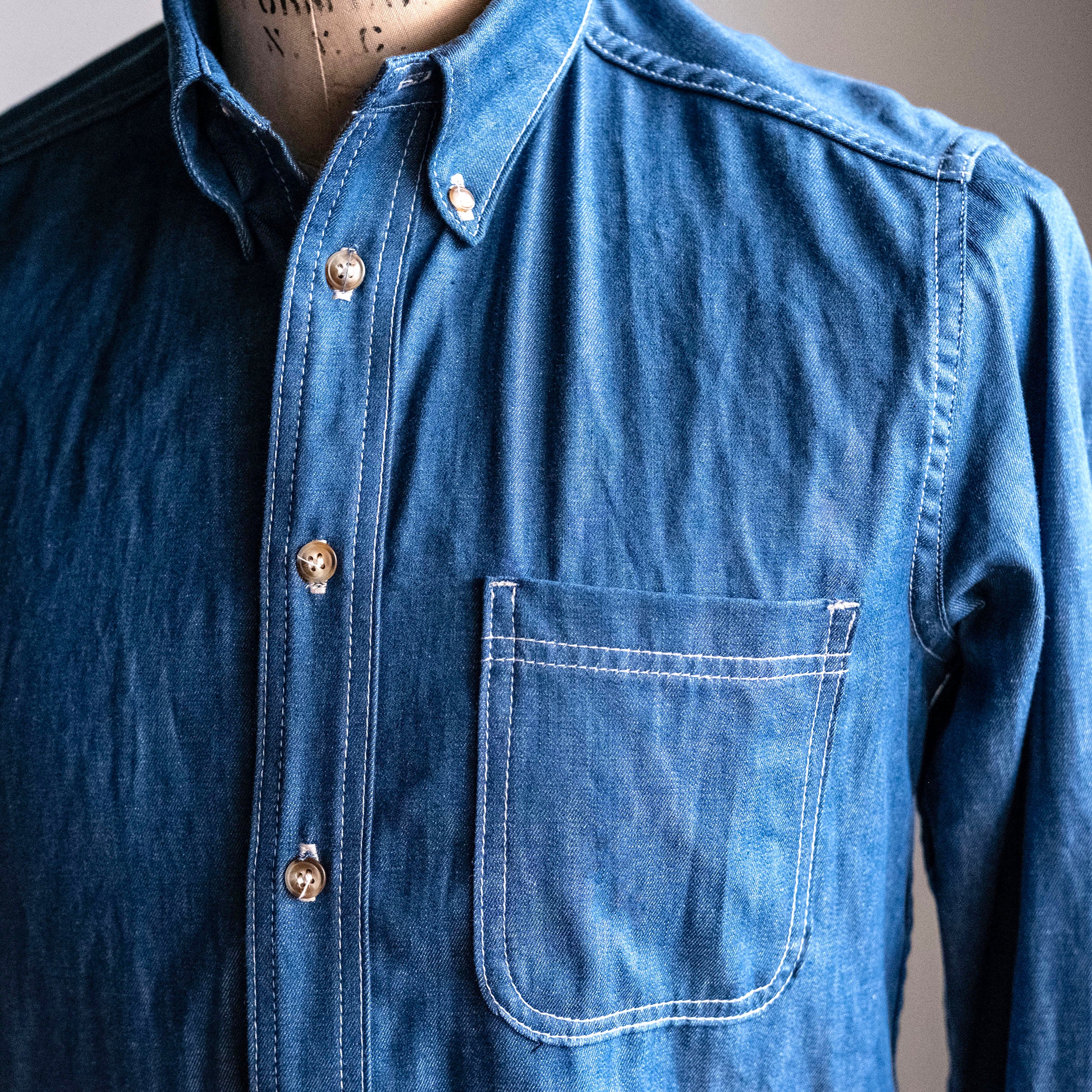 Sample Sale: DCBD in Vintage Blue Kaihara 7oz Denim Sz Medium