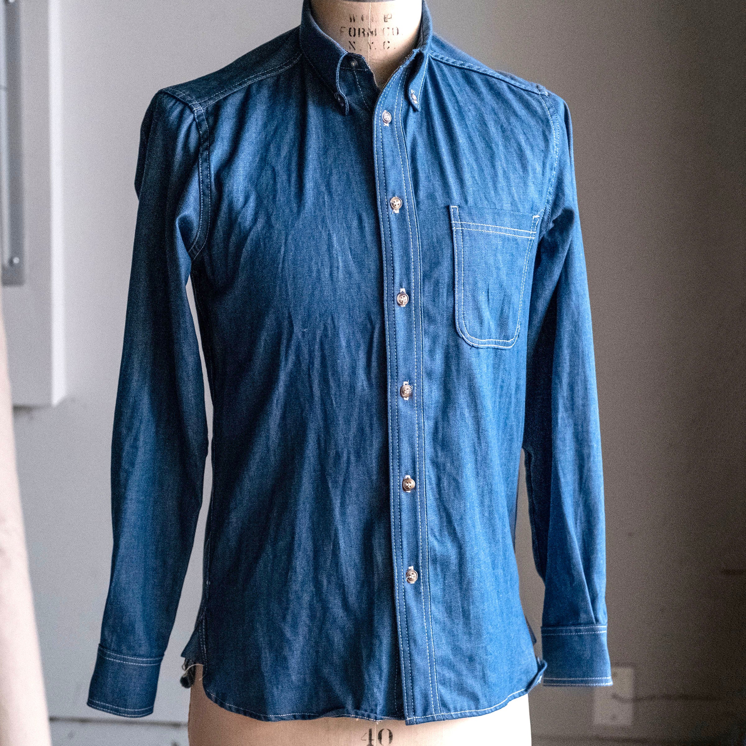 Sample Sale: DCBD in Vintage Blue Kaihara 7oz Denim Sz Medium