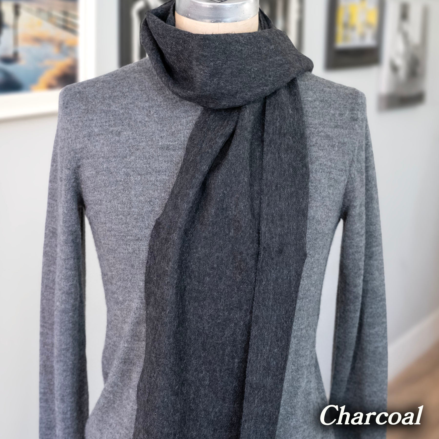 Alpaca Scarves Classic Solids (10 Colors)