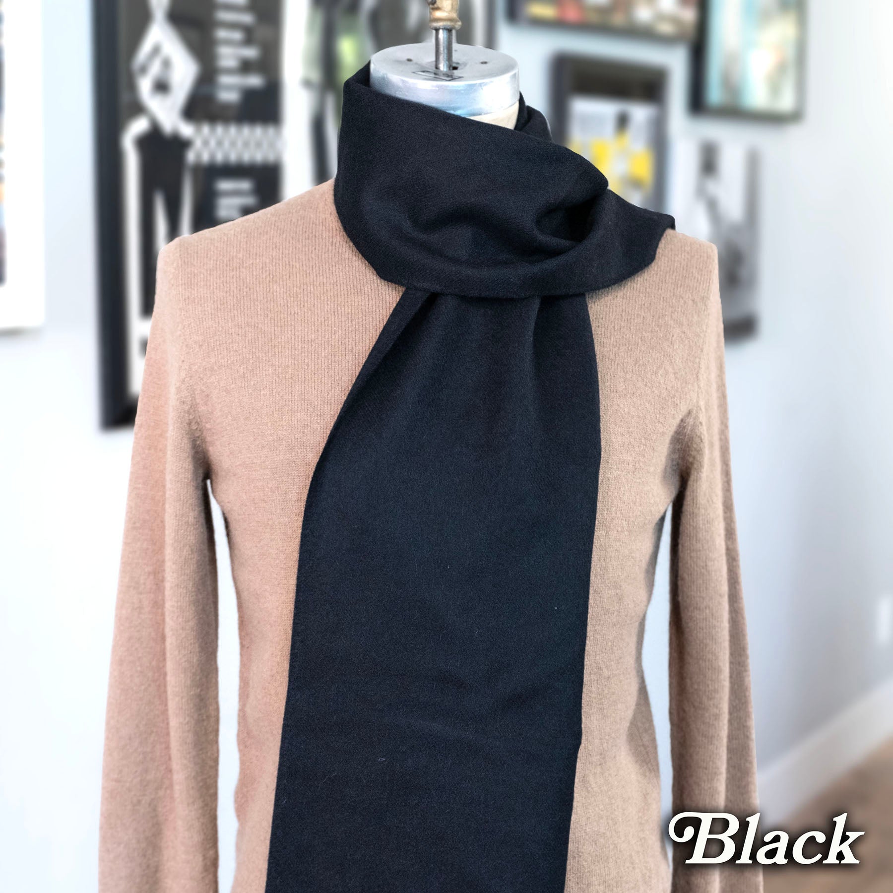 Alpaca Scarves Classic Solids (10 Colors)