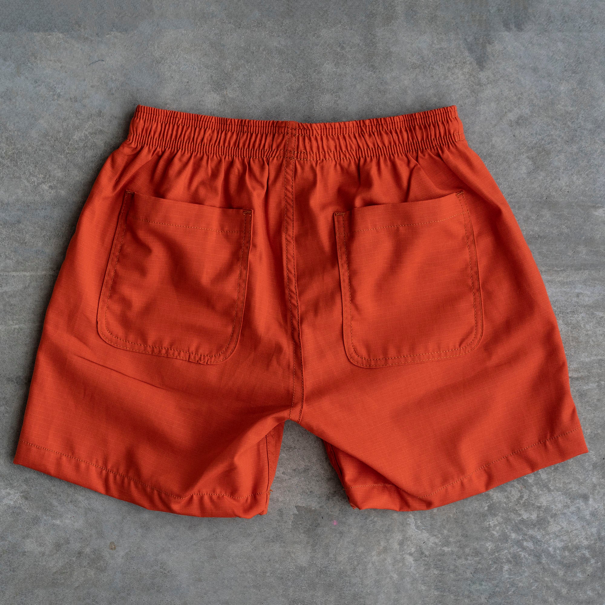 Laidback Short in Tangerine Cotton Ripstop