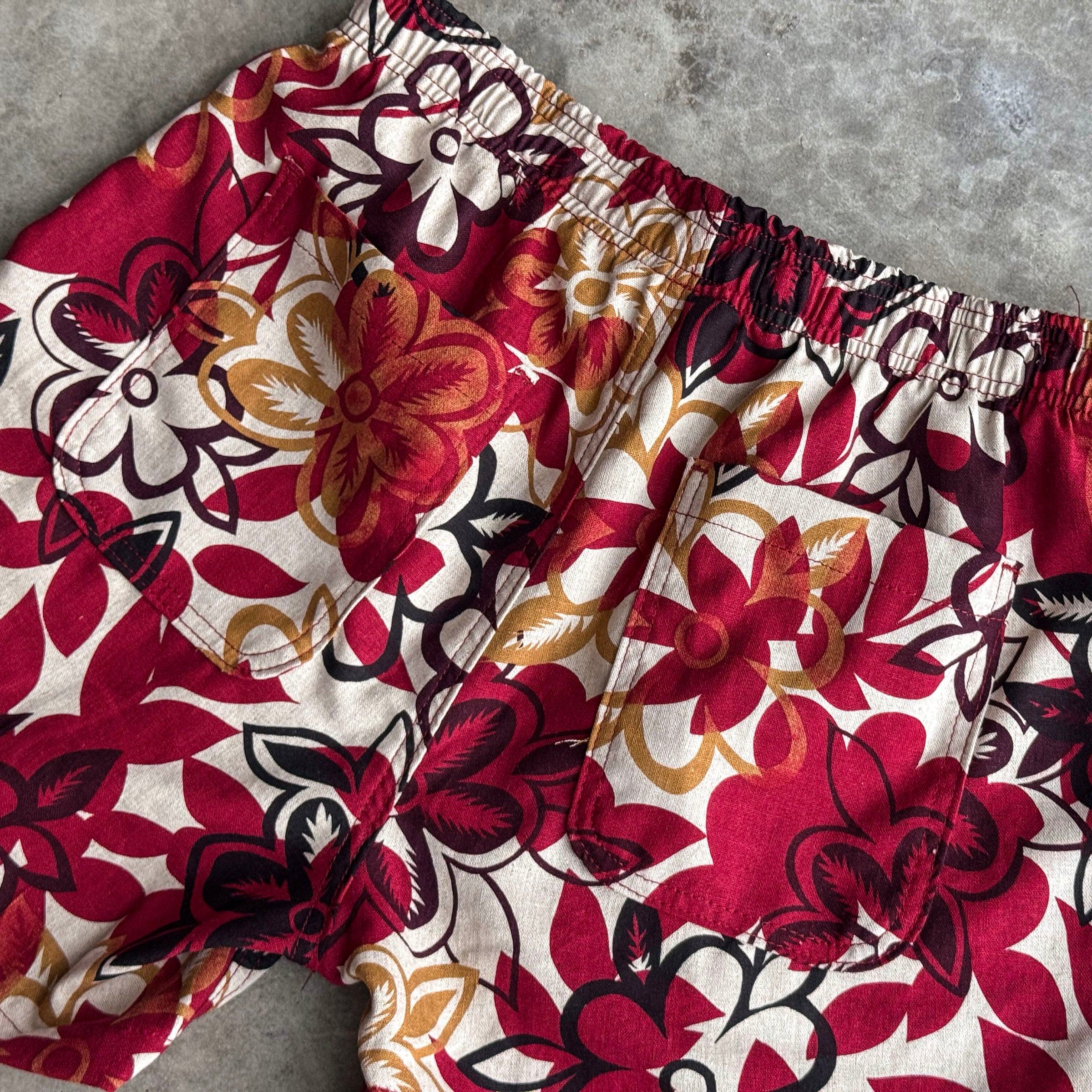 Laidback Short Mai Tai Print Japanese Linen