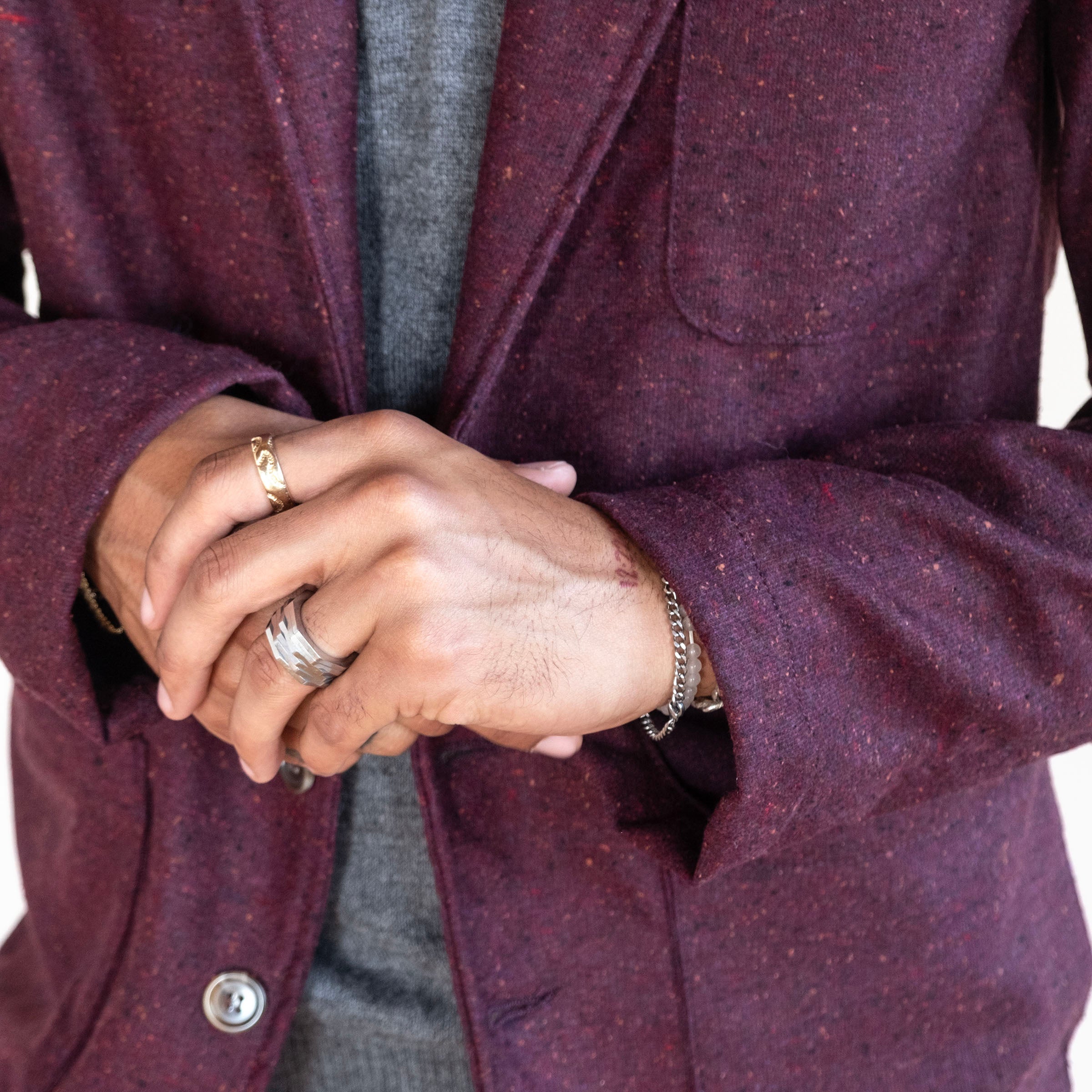 Sinclair Sportcoat Fireside Donegal Wool-Cashmere