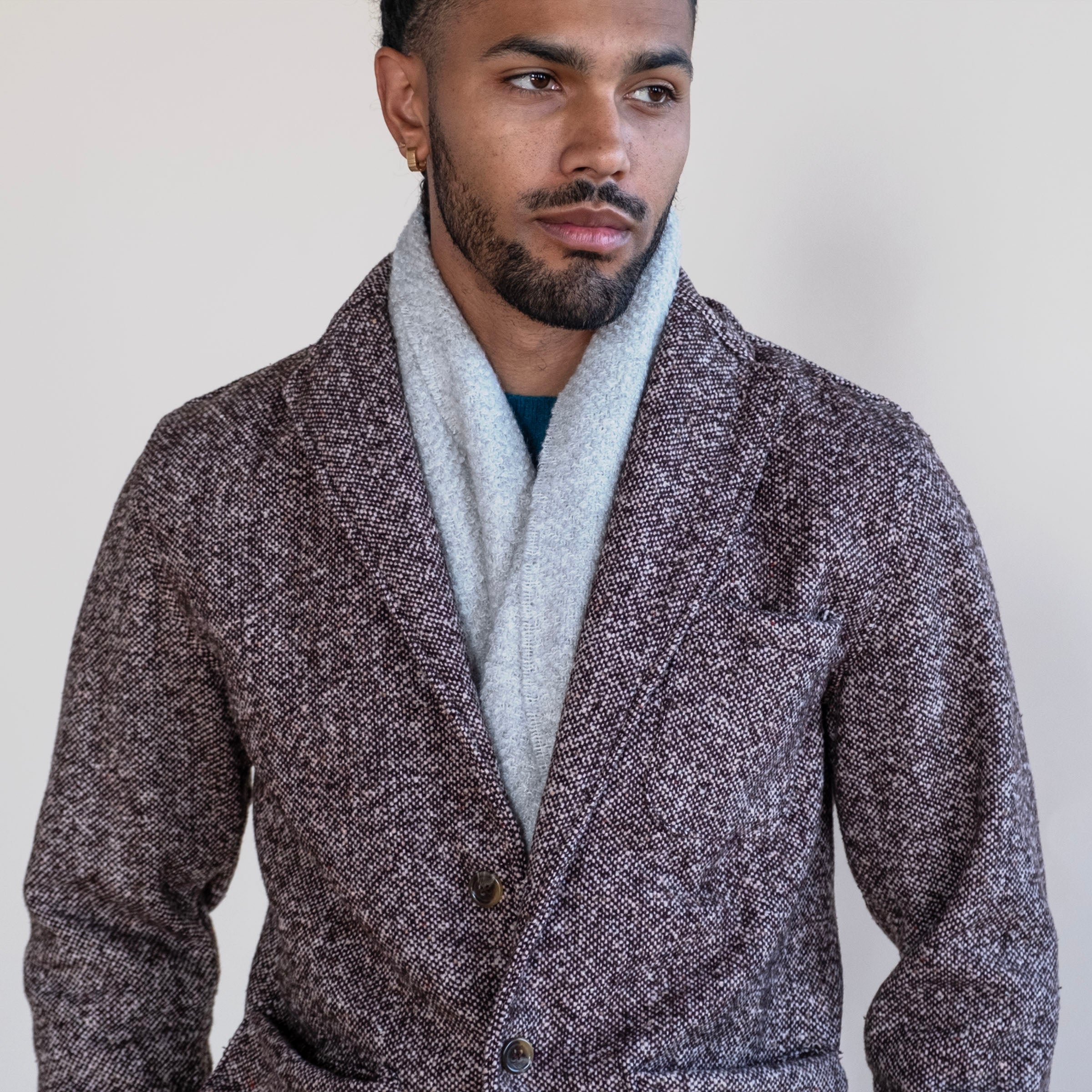 Sinclair Sportcoat Washable Donegal Tweed Dusty Rose (Sz 40 & 42)