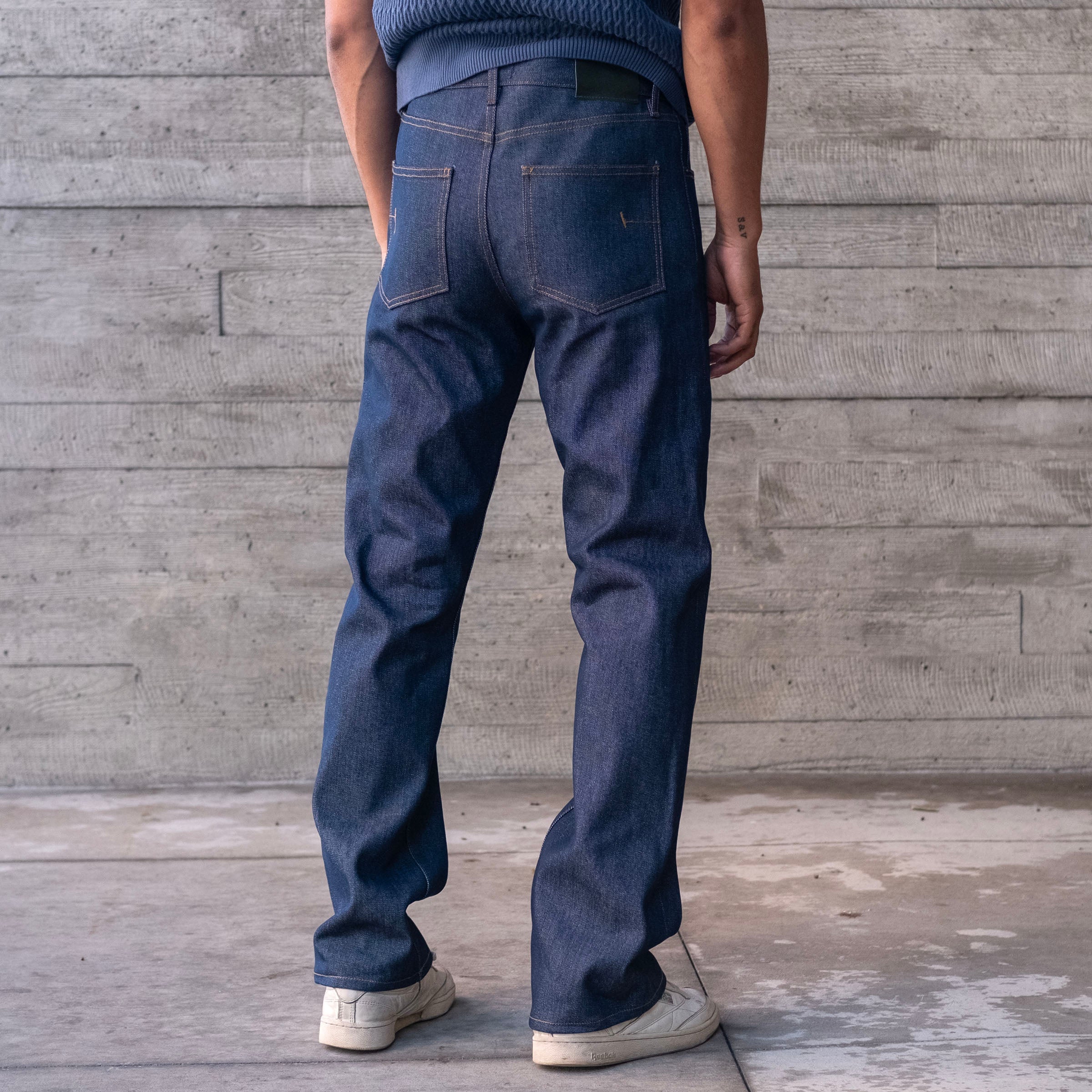 Sunset Western Jean Cone 14oz Vintage Blue Denim