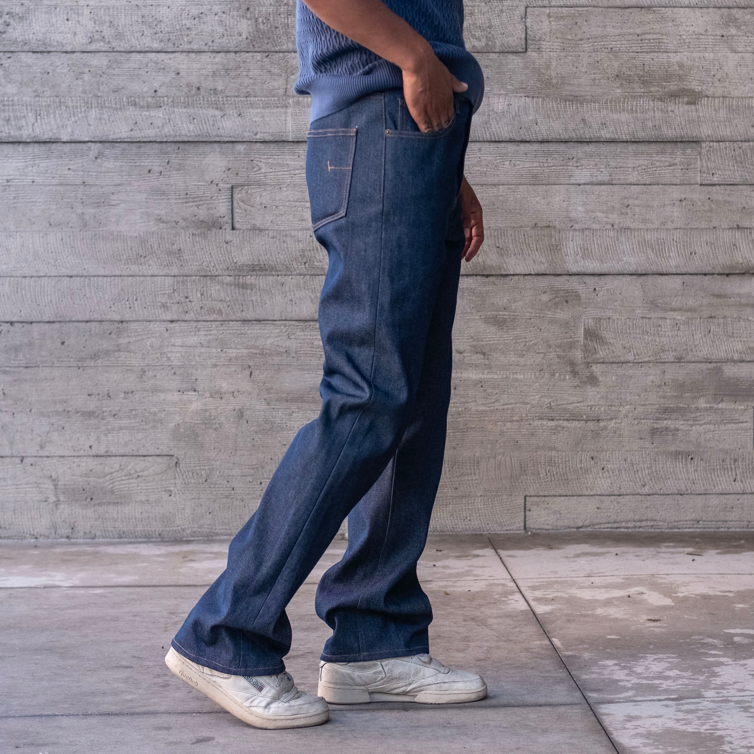 Sunset Western Jean Cone 14oz Vintage Blue Denim
