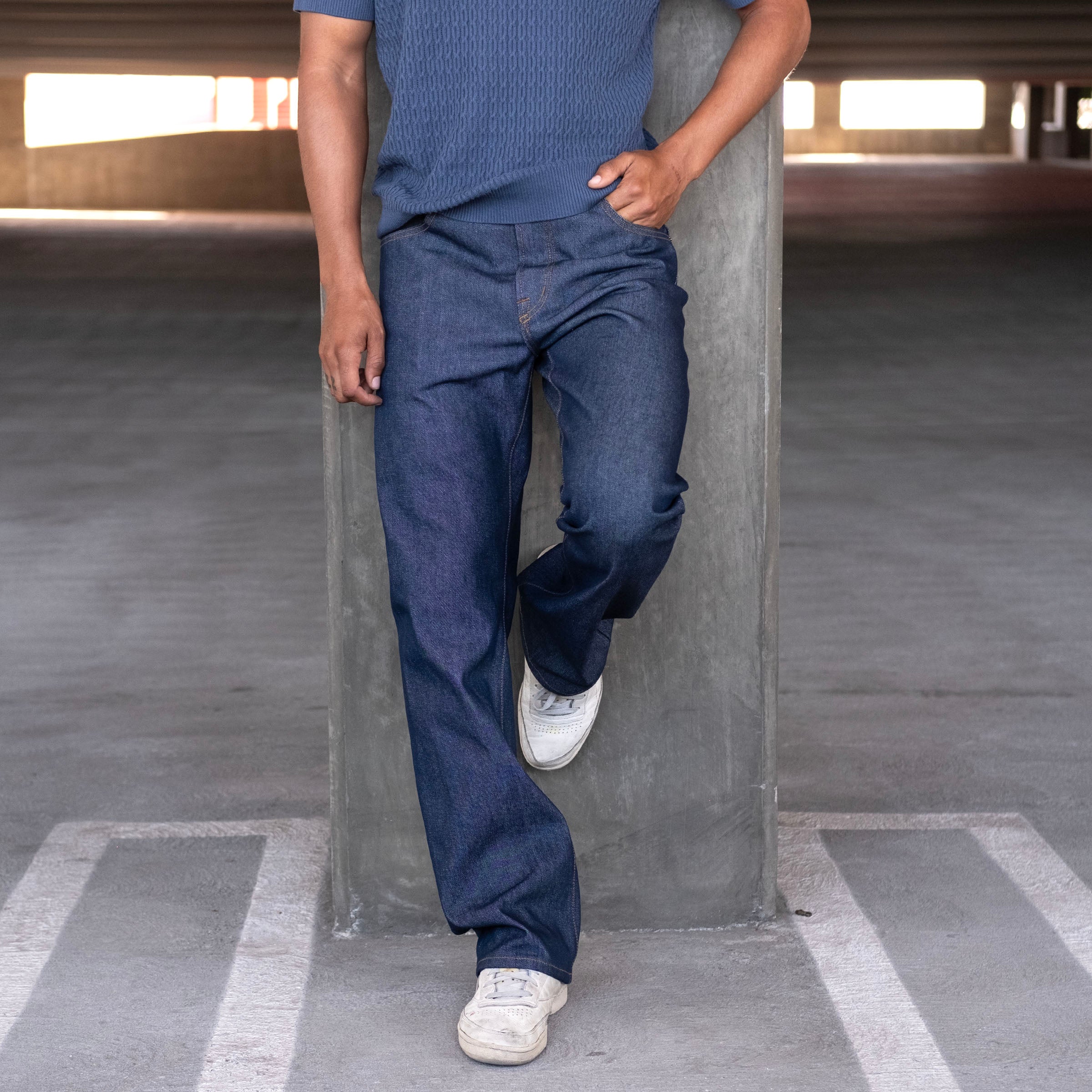 Sunset Western Jean Cone 14oz Vintage Blue Denim