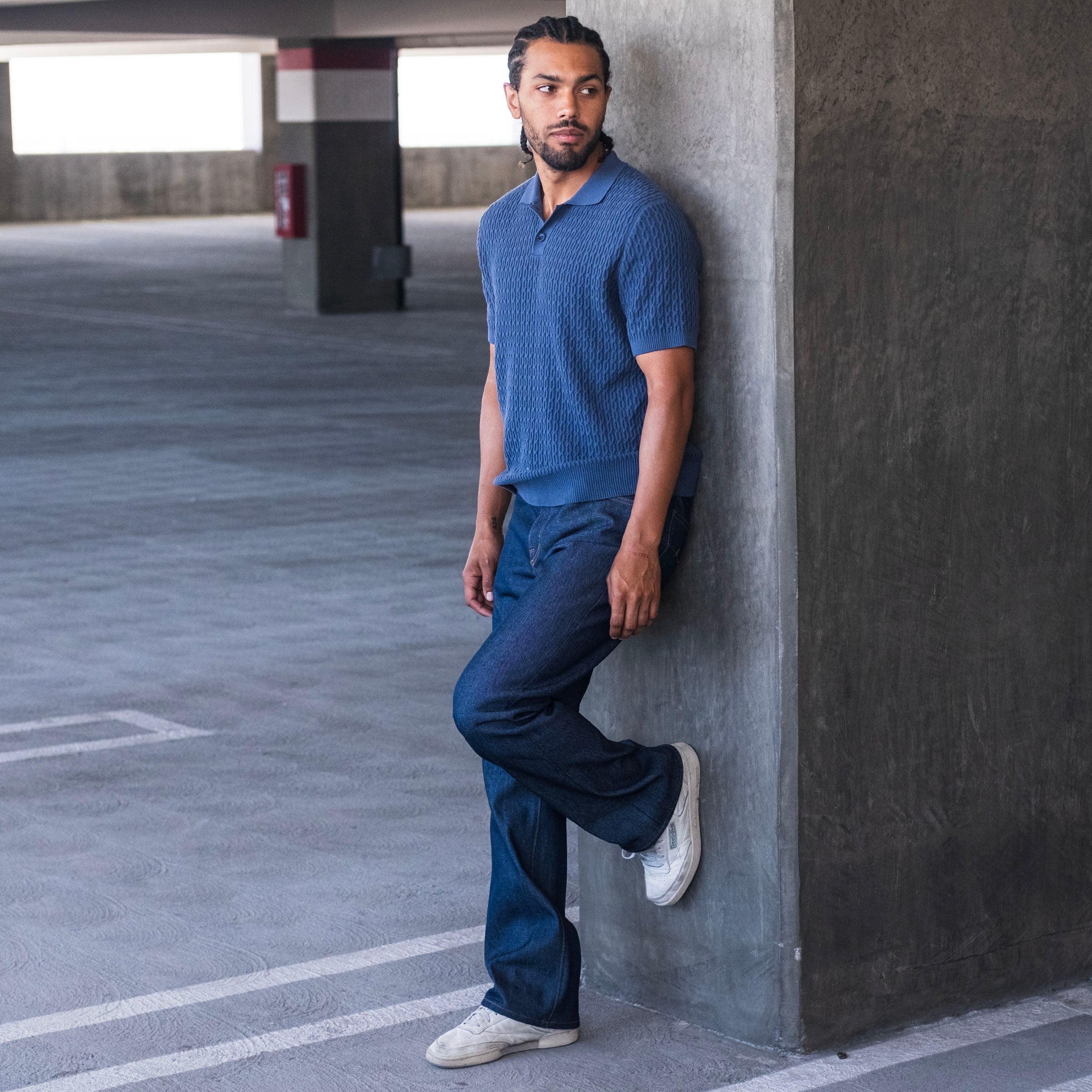 Sunset Western Jean Cone 14oz Vintage Blue Denim