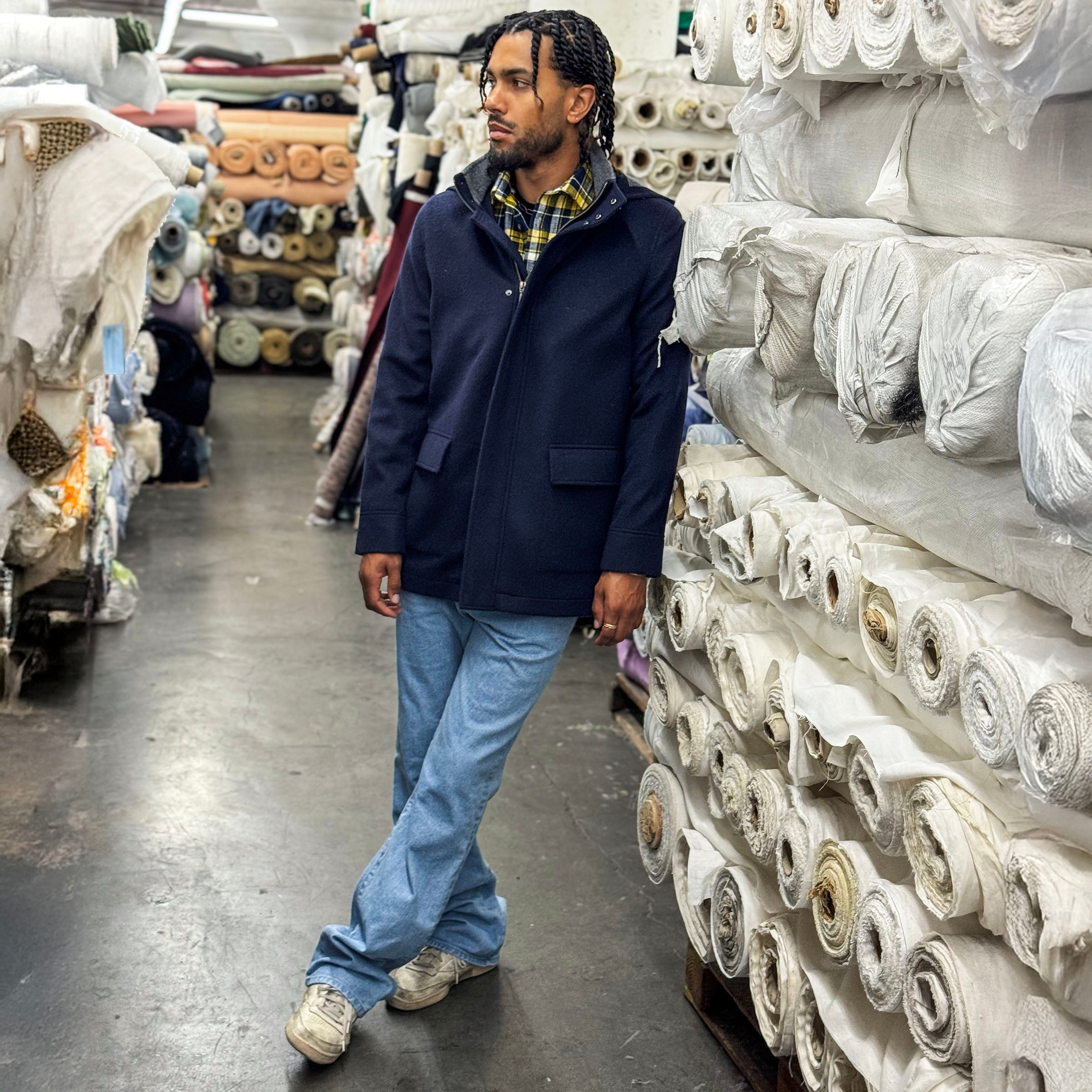 Sunset Western Jean Cone Mills 14oz Bleach Wash Denim