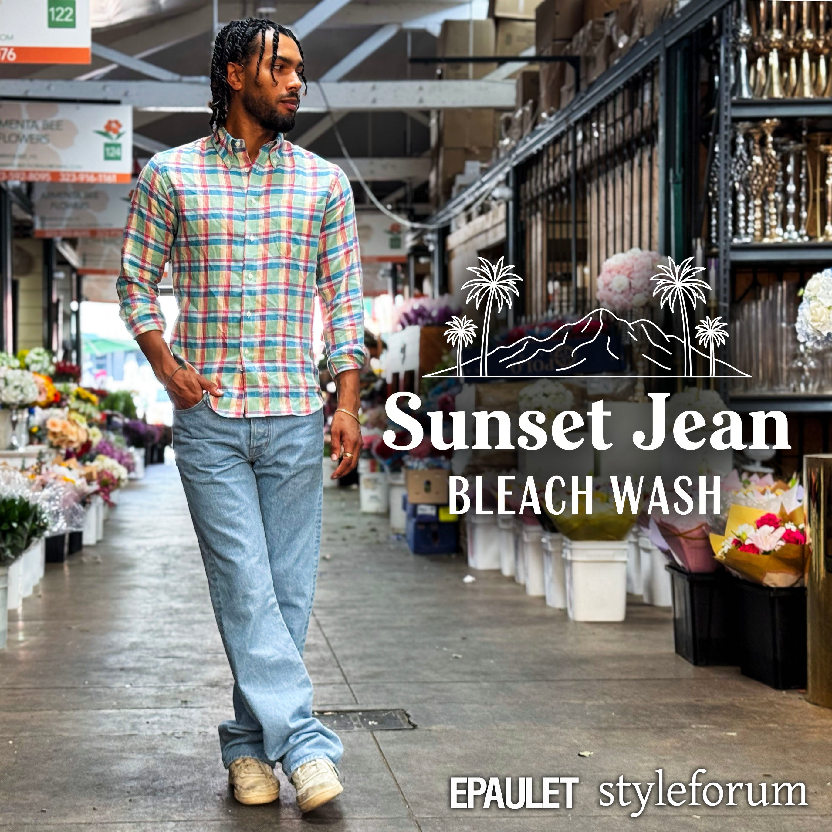 Sunset Western Jean Bleach Wash & Denims Project