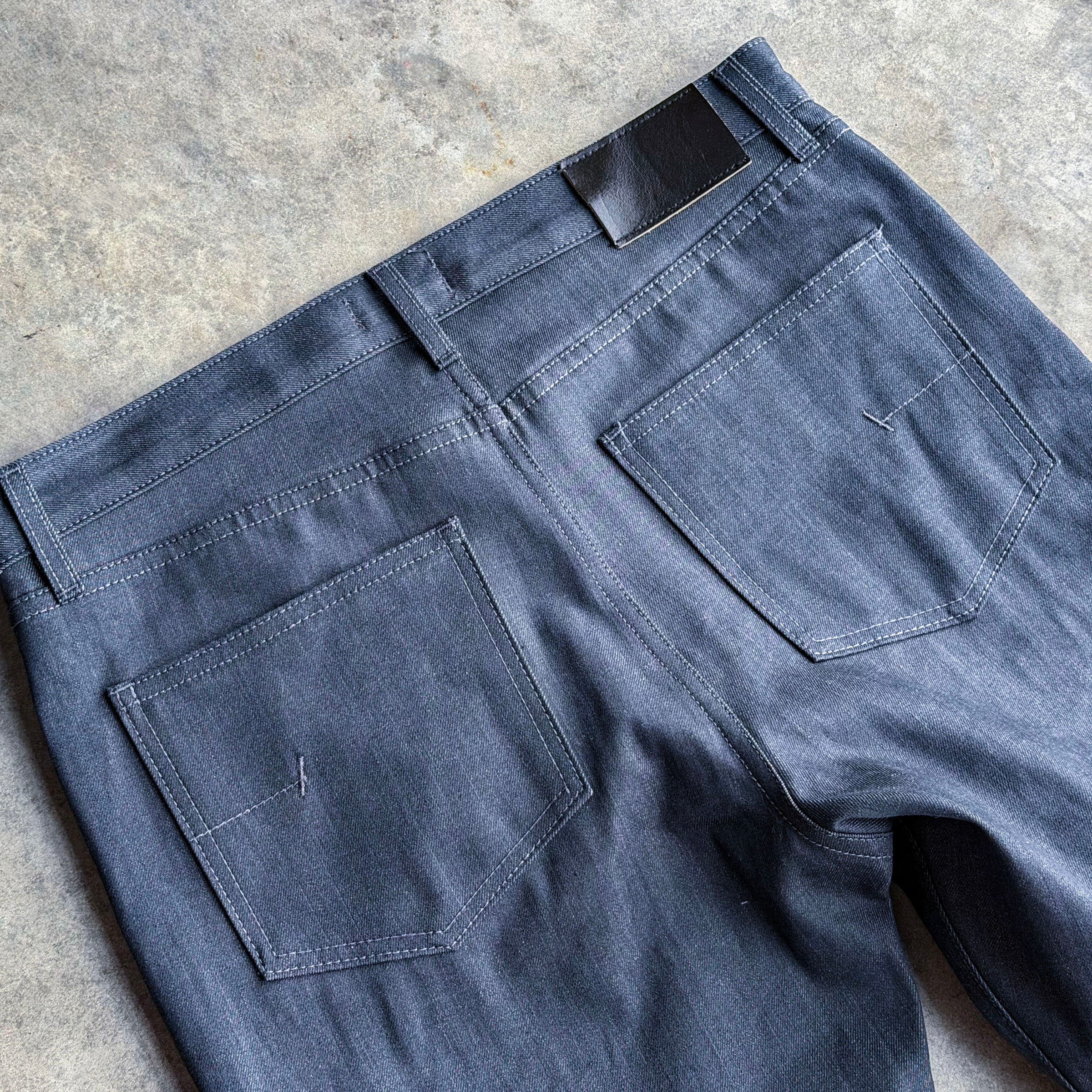 Sunset Western Jean Hattori Slate & Indigo Cavalry Twill