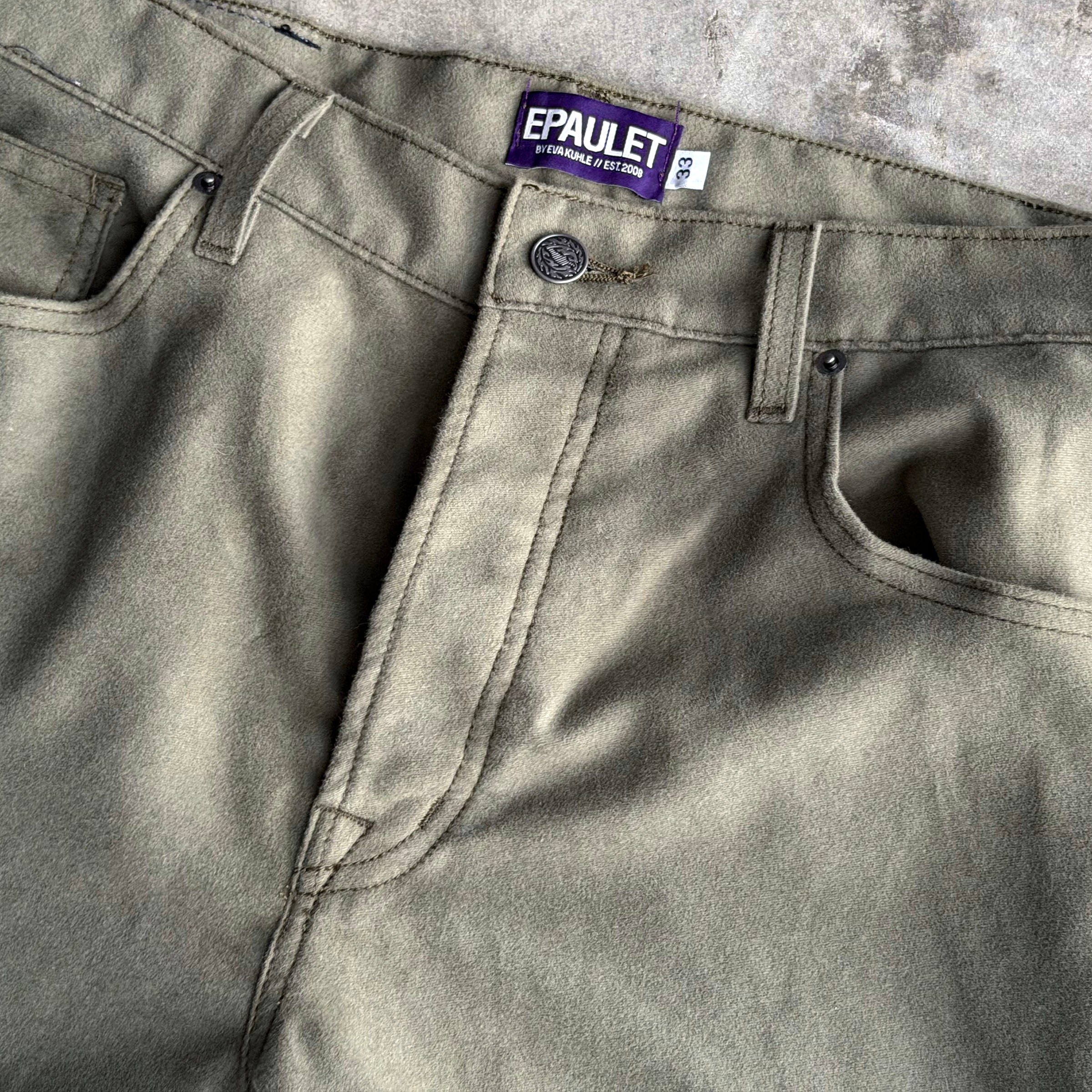 Sunset Western Jean Lichen 11oz Cotton Moleskin