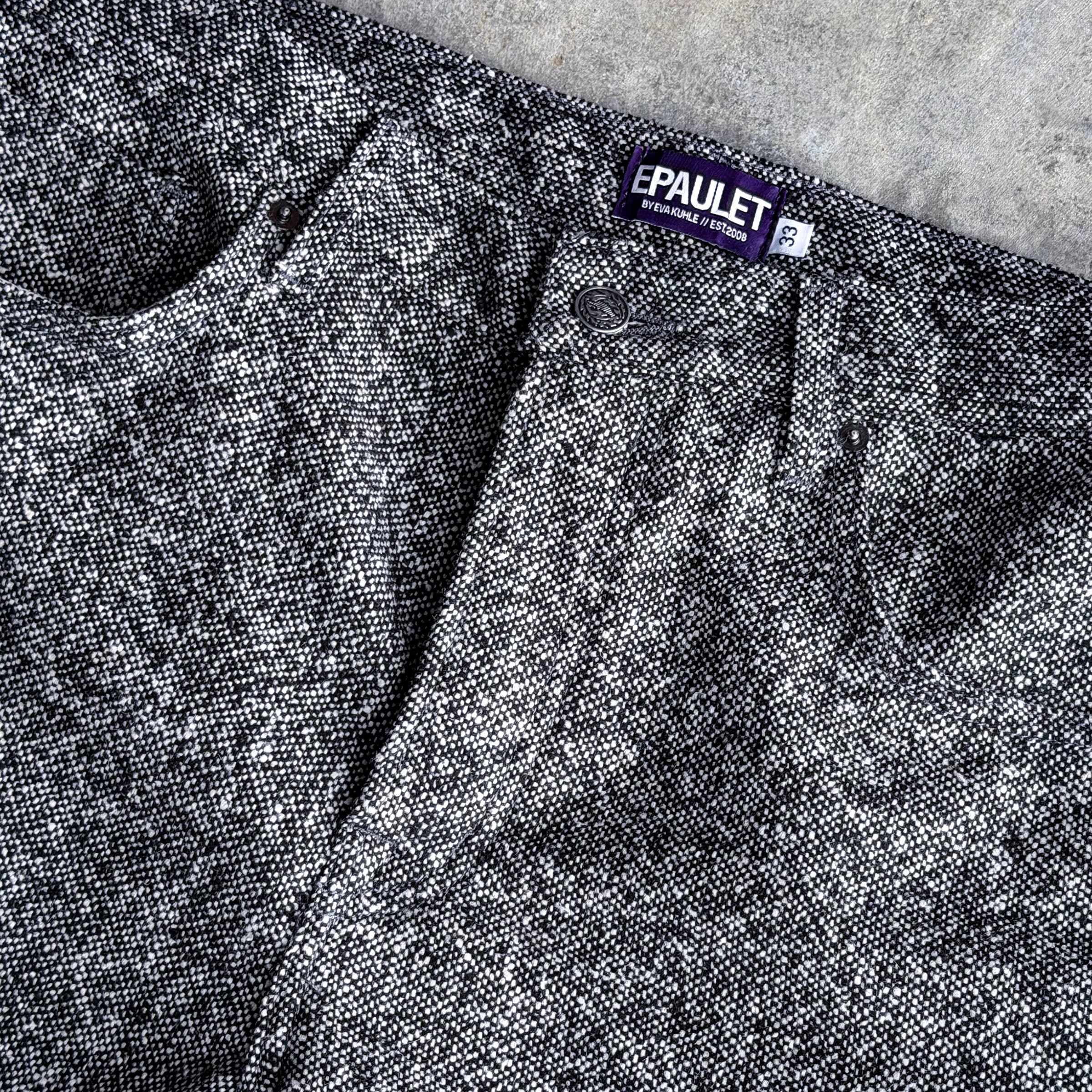 Sunset Western Jean Salt & Pepper Washable Donegal Tweed