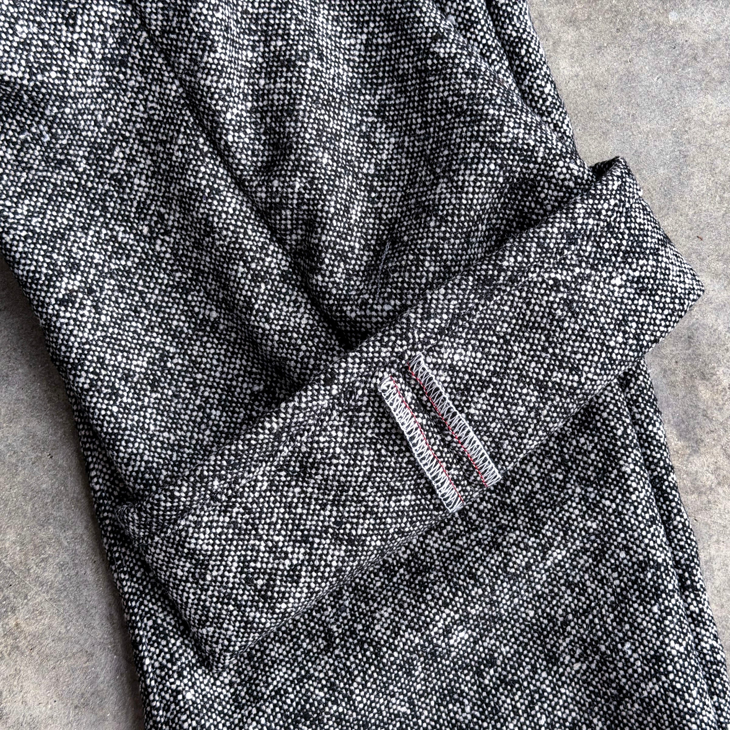 Sunset Western Jean Salt & Pepper Washable Donegal Tweed