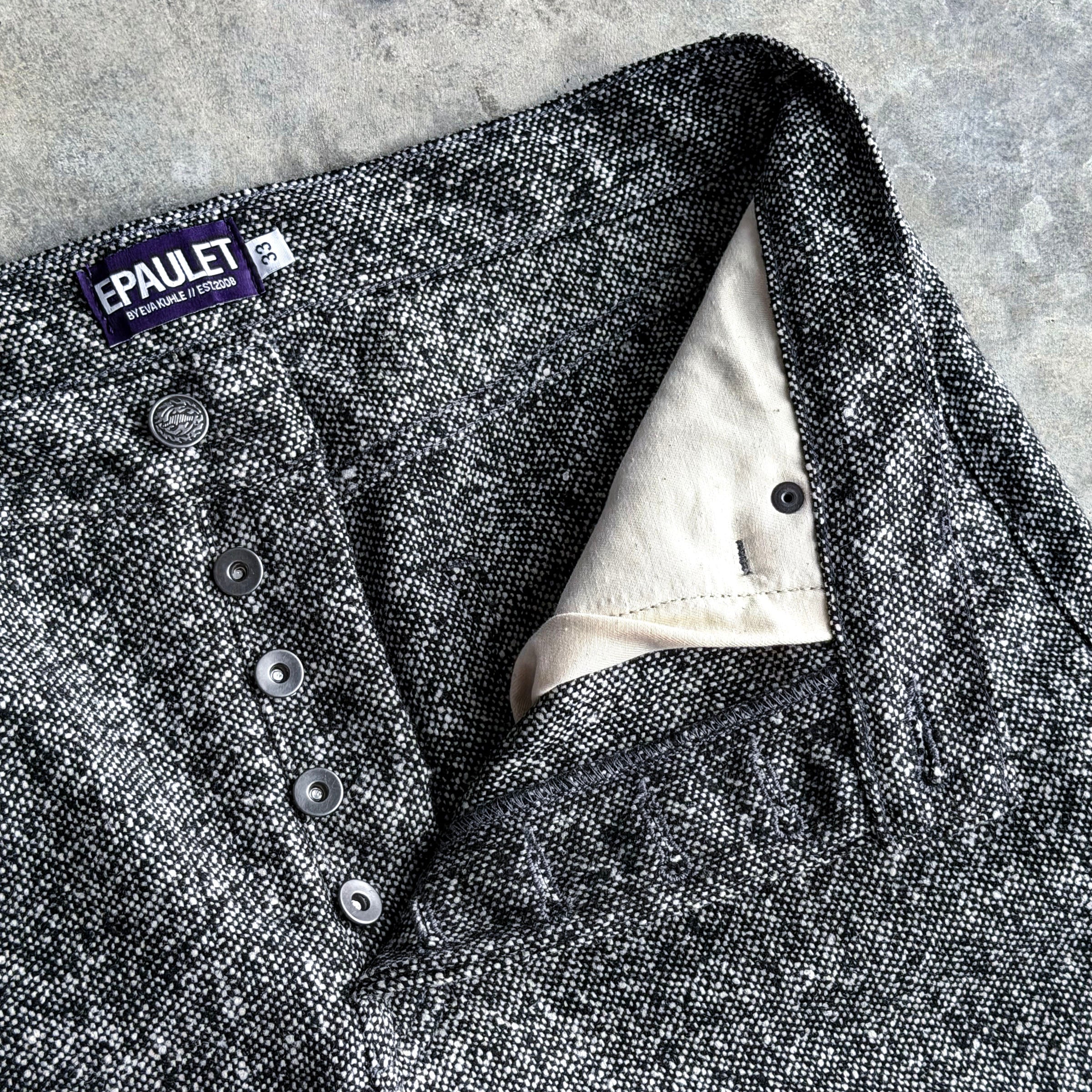 Sunset Western Jean Salt & Pepper Washable Donegal Tweed