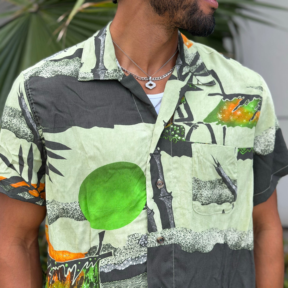 Riviera Tahiti Moonsrise Short Sleeve Shirt (