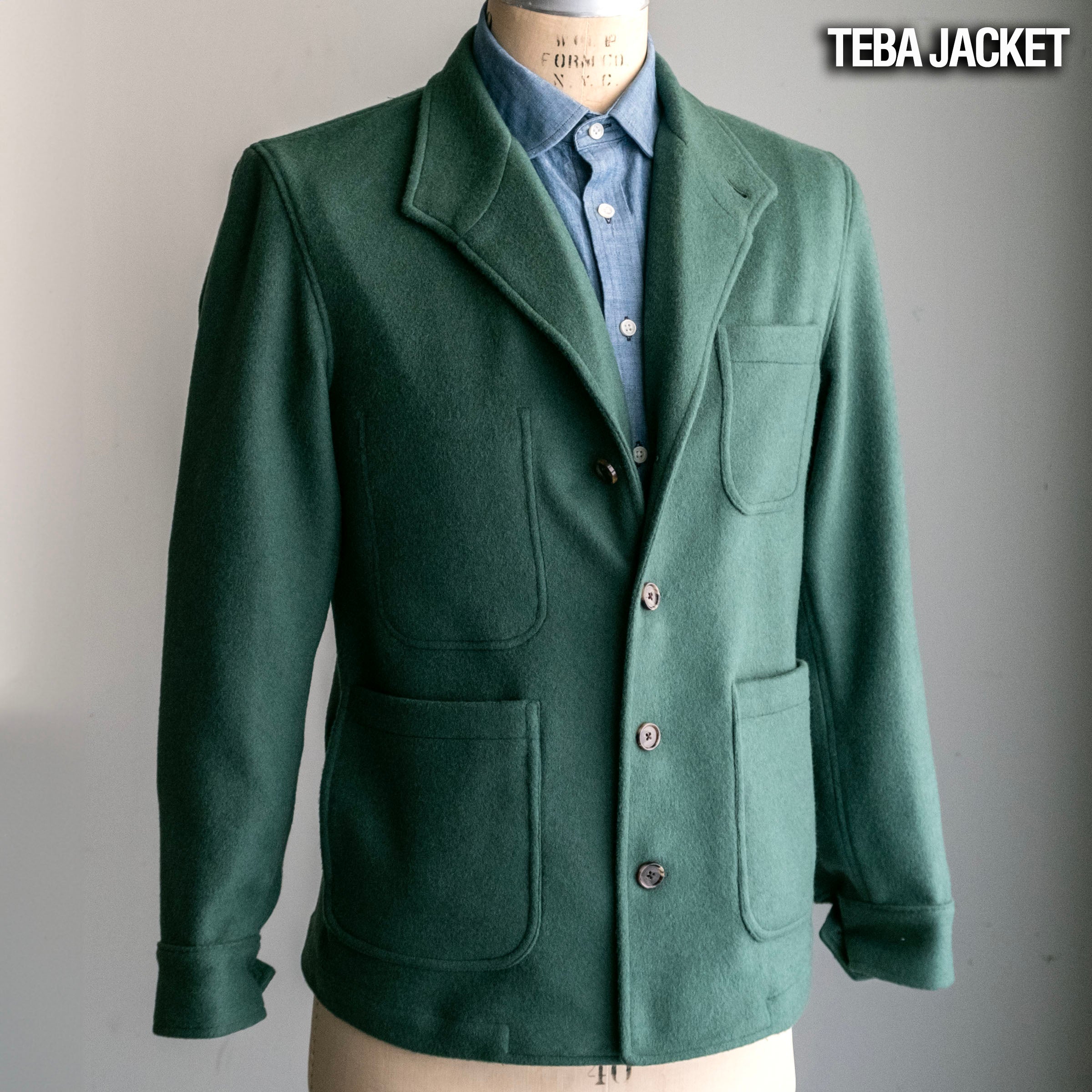 Custom Doyle, Teba, and Field Jackets Fox Brothers Classic Flannel