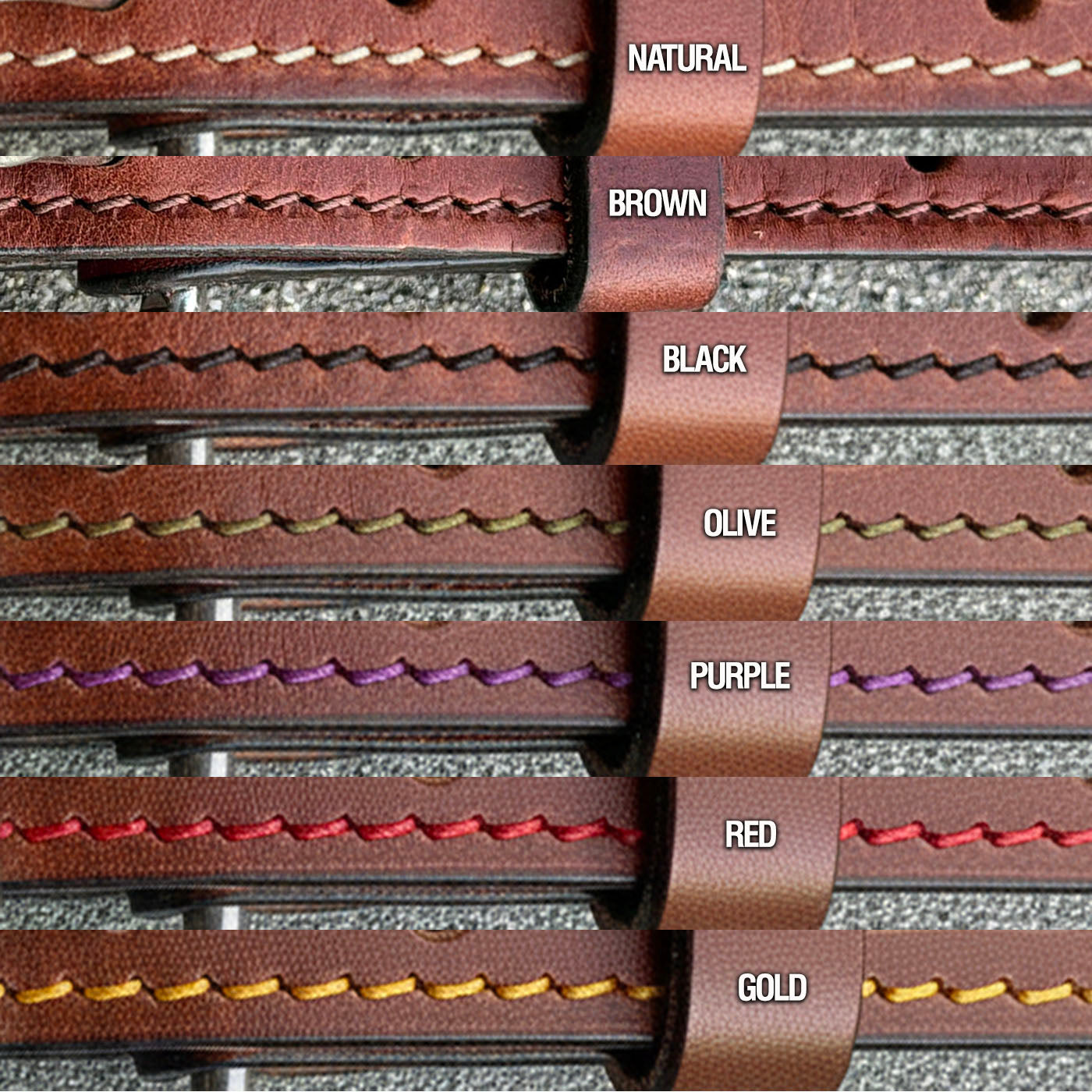 Bridle Leather Belts Made to Order in 3 Colors