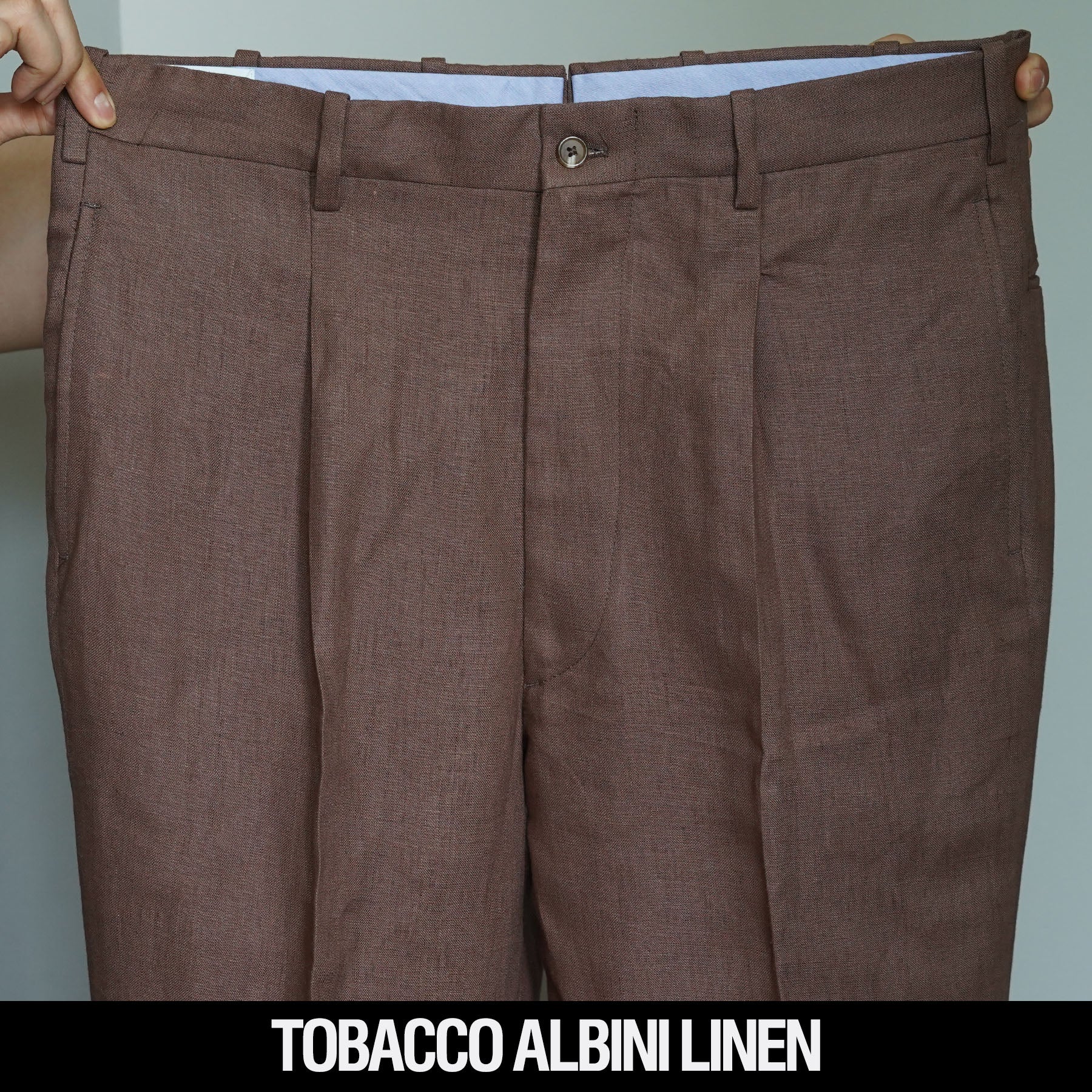 NW Nico Trouser Tobacco Linen