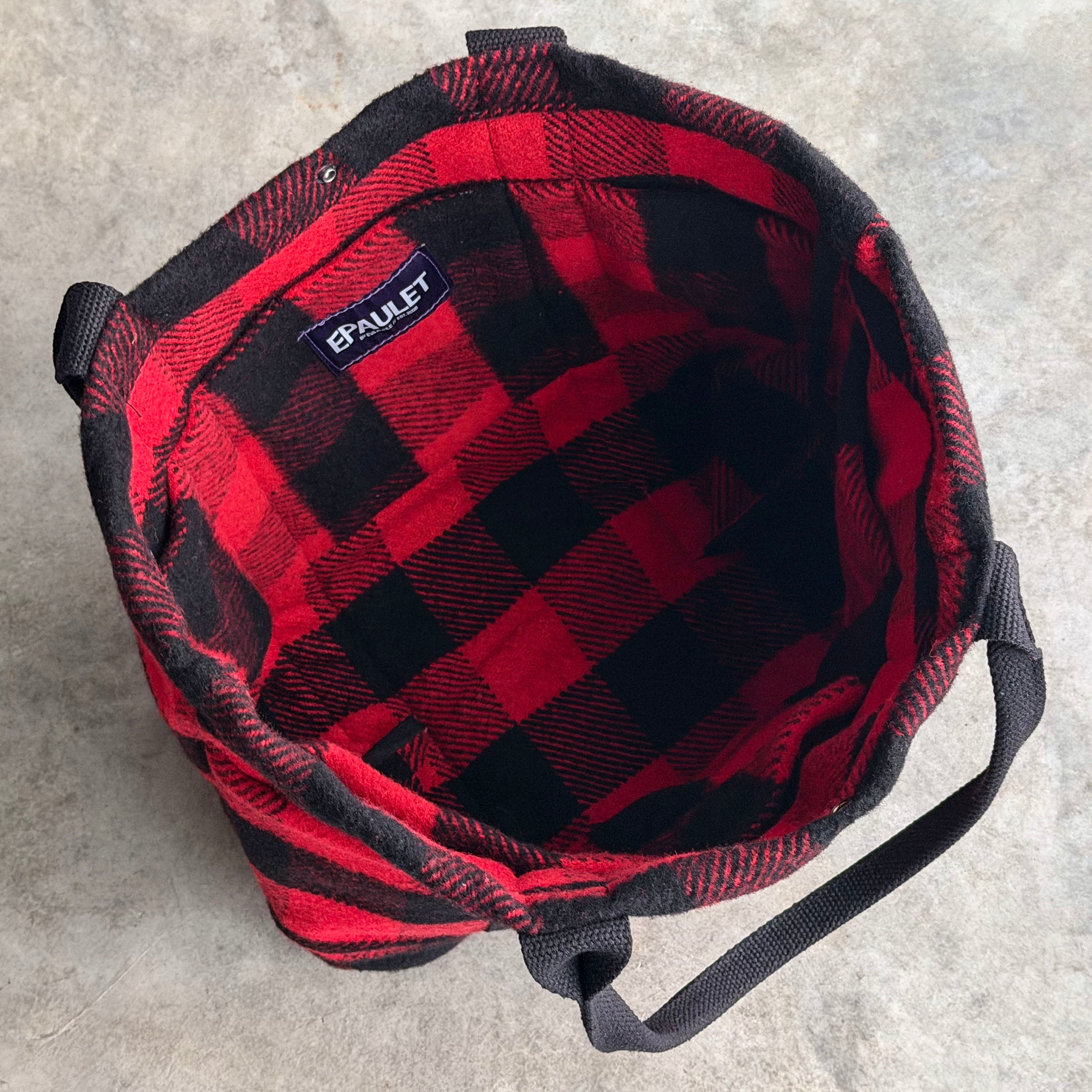 Harbor Tote Bag Rob Roy Tartan Tweed