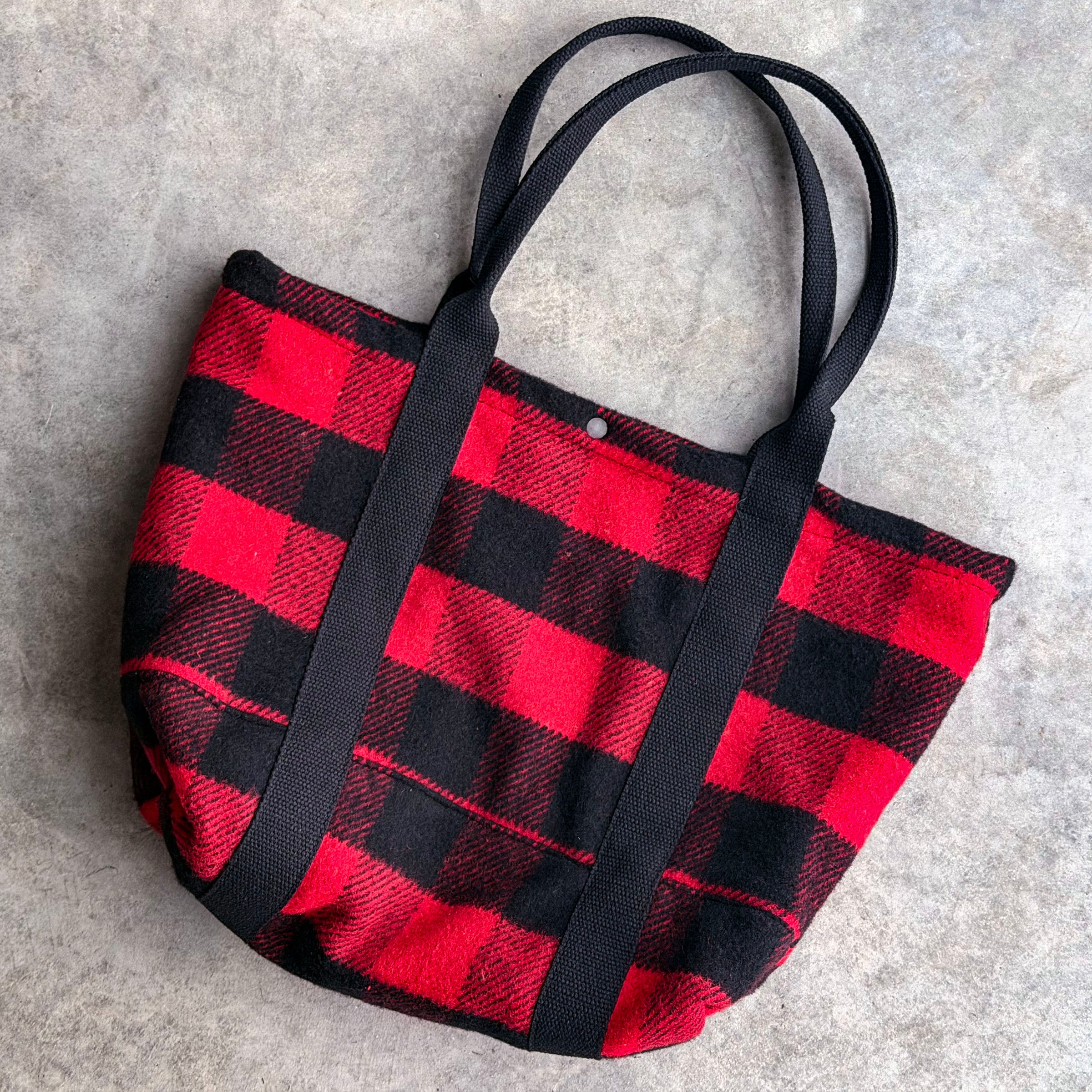 Harbor Tote Bag Rob Roy Tartan Tweed