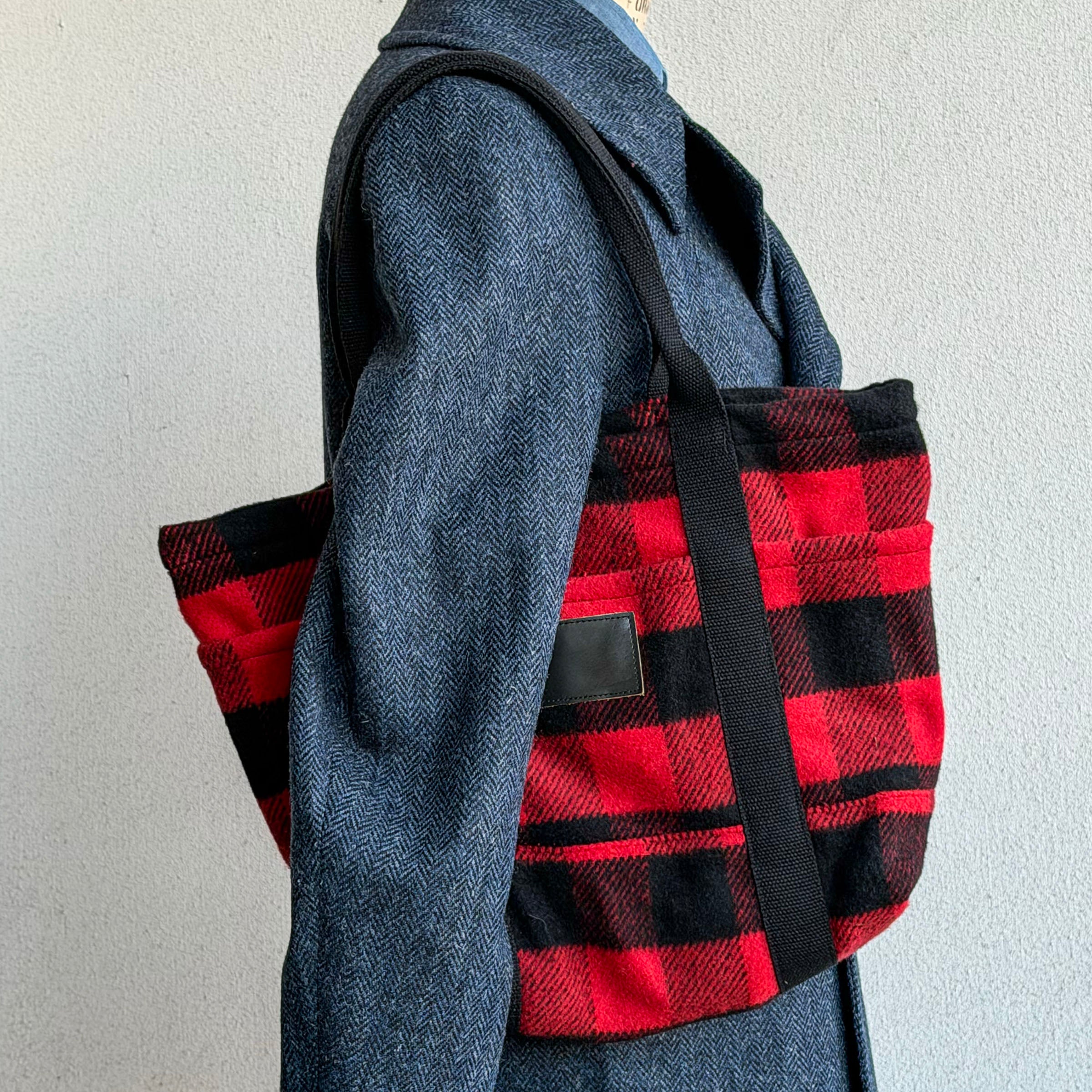 Harbor Tote Bag Rob Roy Tartan Tweed