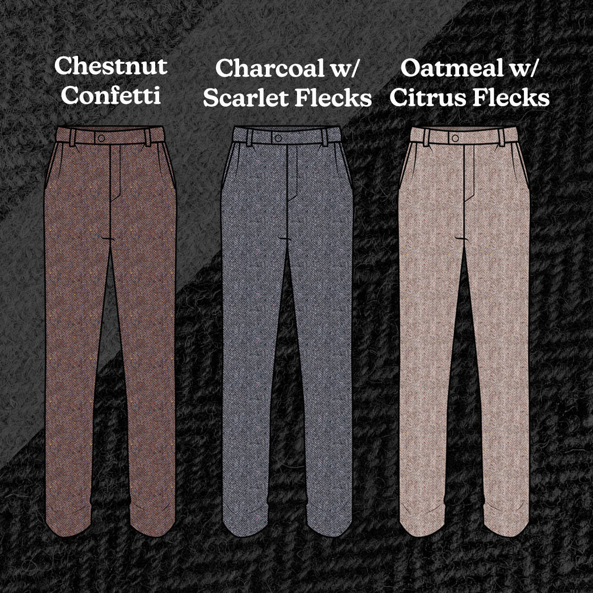 Custom Trousers Harris Tweed Promotion