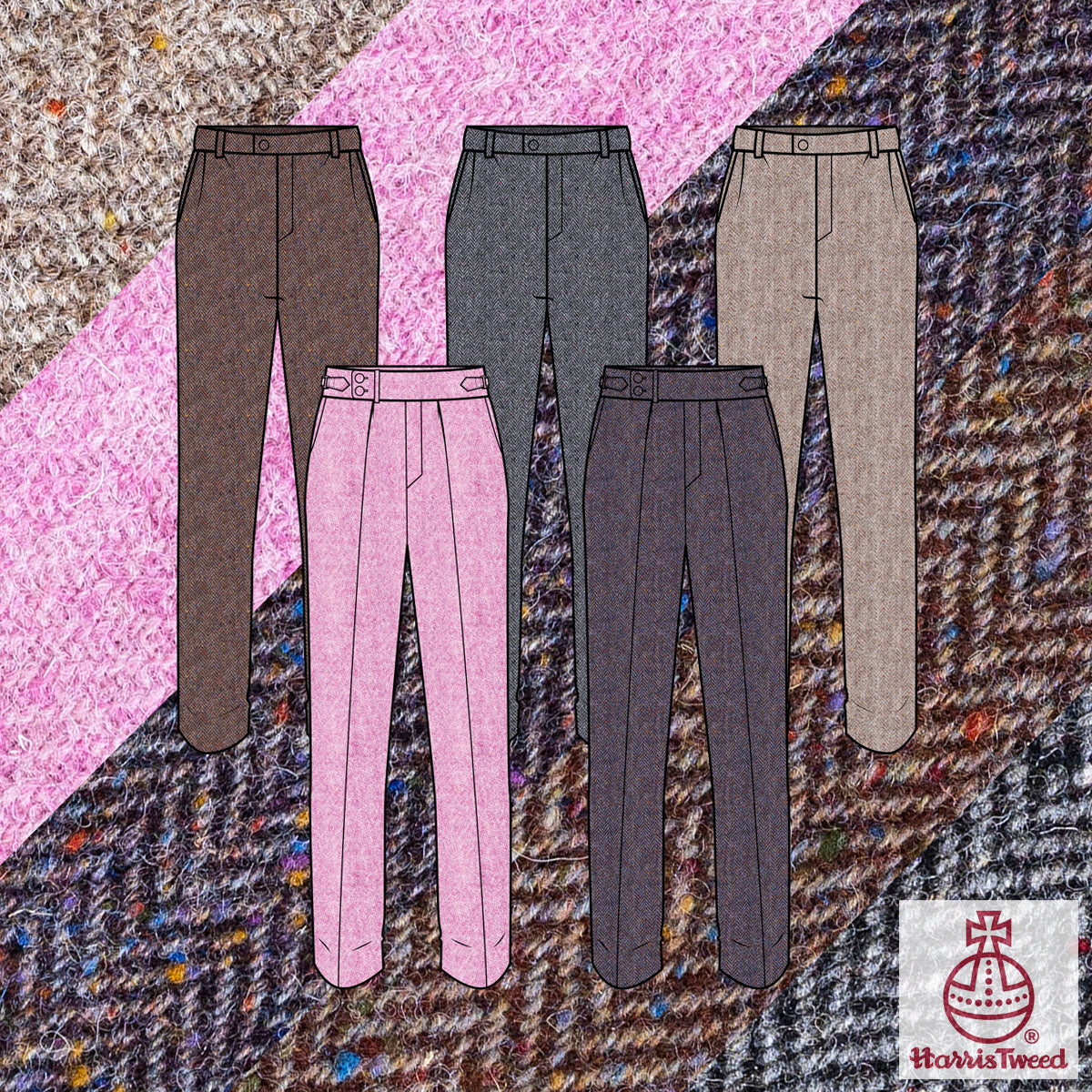 Custom Trousers Harris Tweed Promotion