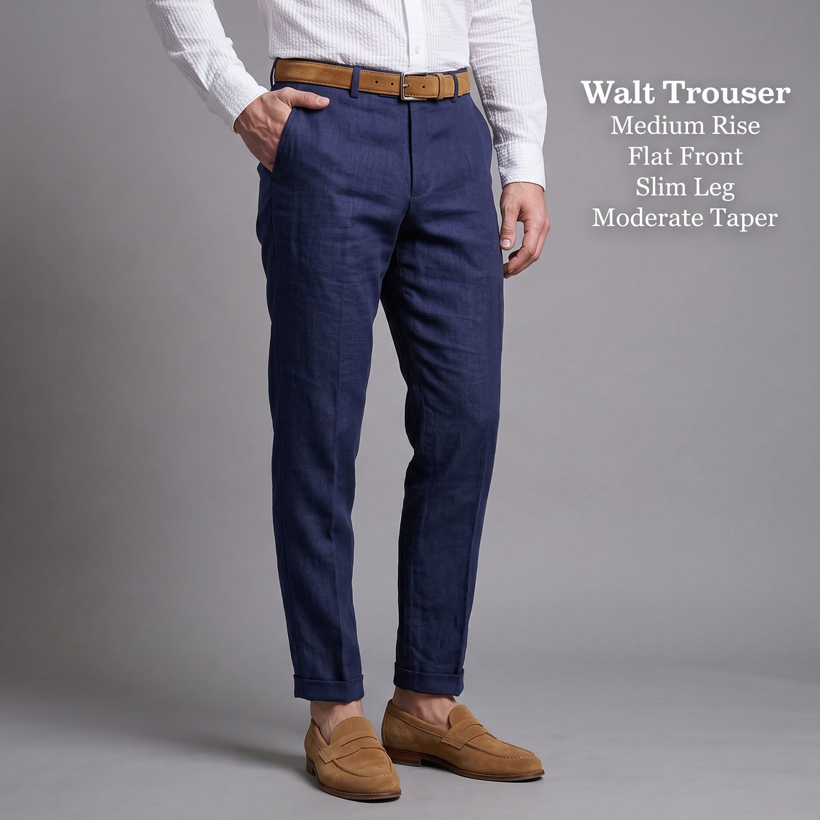 Custom Trousers in Italian & Irish Linens Project