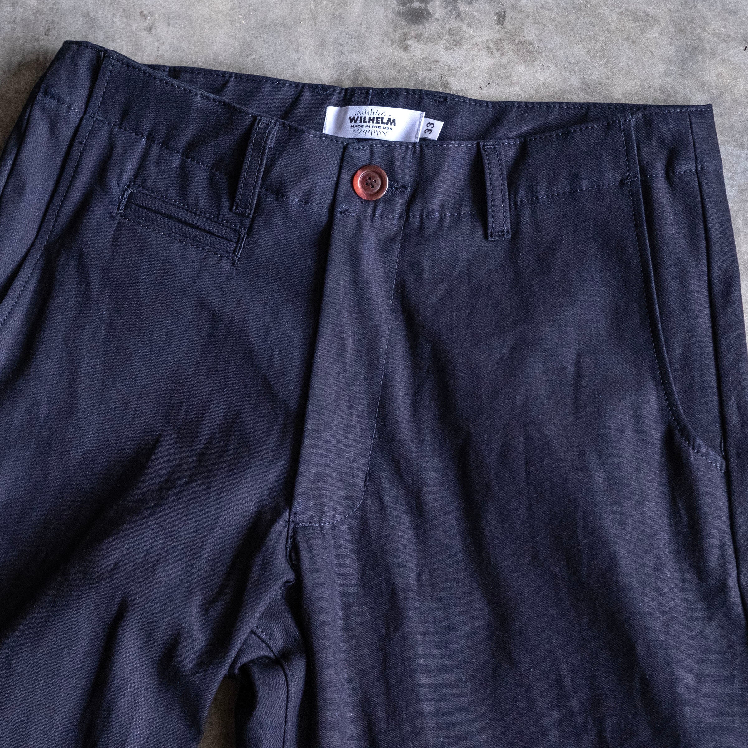 Wilhelm Selvedge Chino 9oz Kaihara Navy Twill