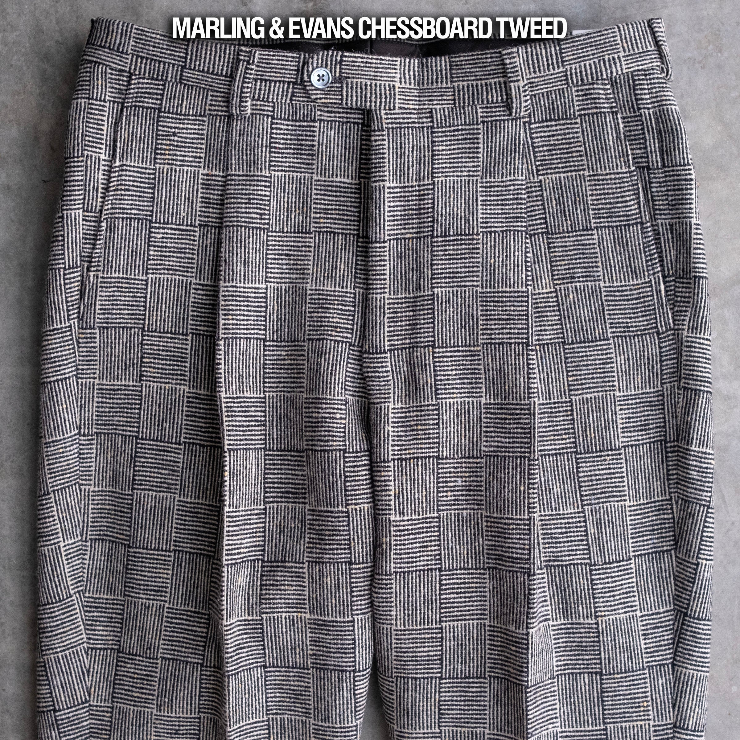 TH Chessboard Tweed Trouser