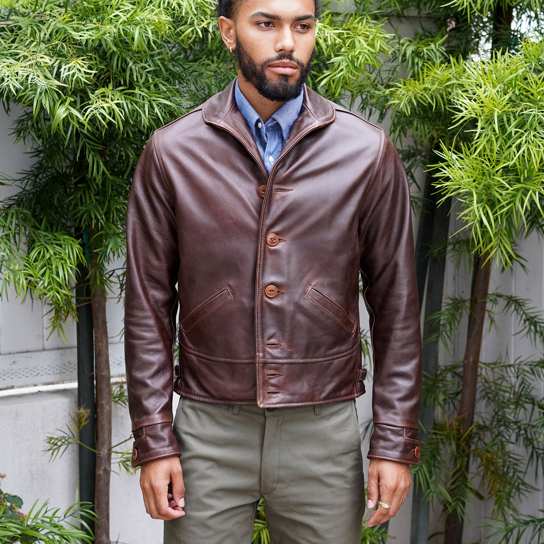 Made to Order Leather Tanker Jacket DEPOSIT