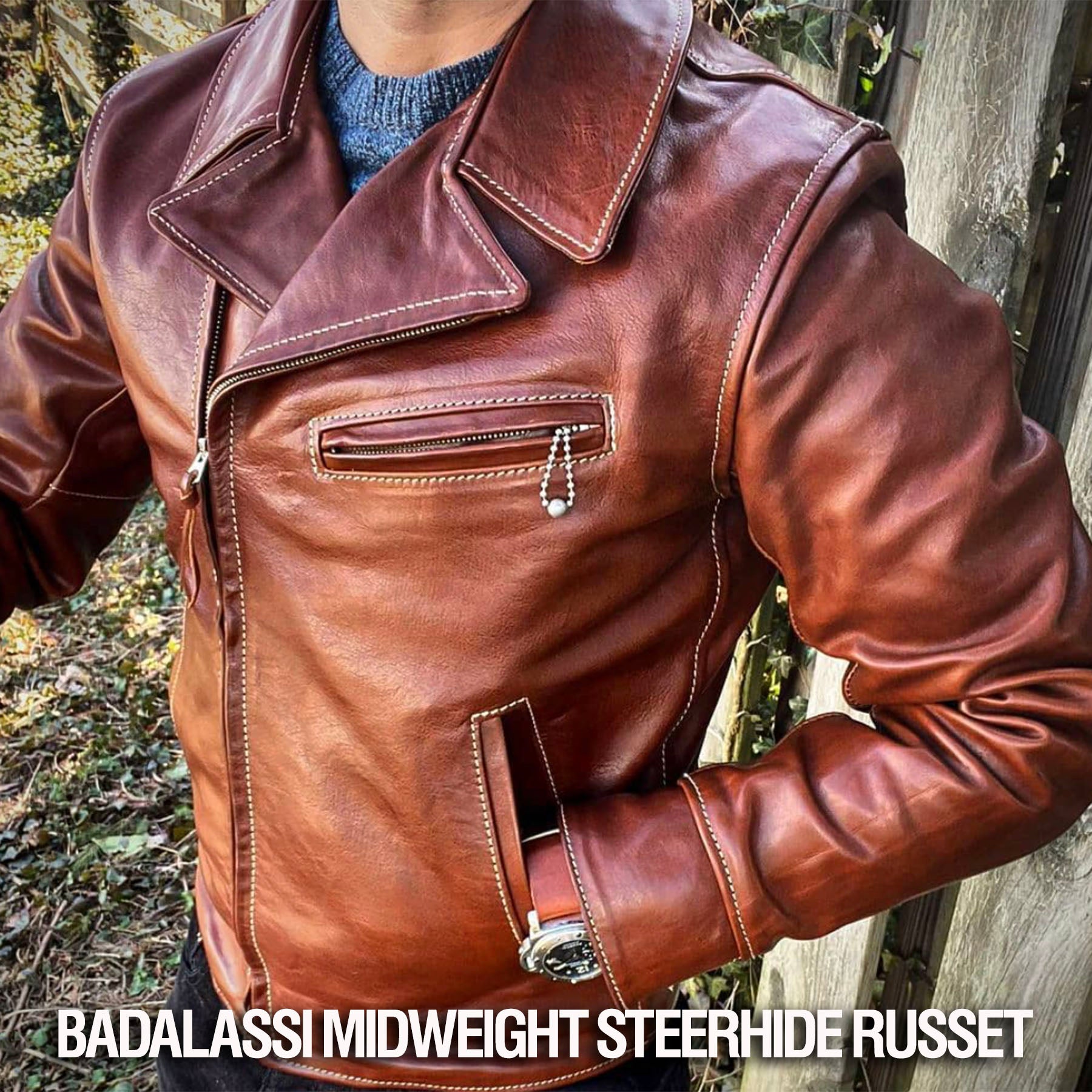 Made to Order Leather Tanker Jacket DEPOSIT