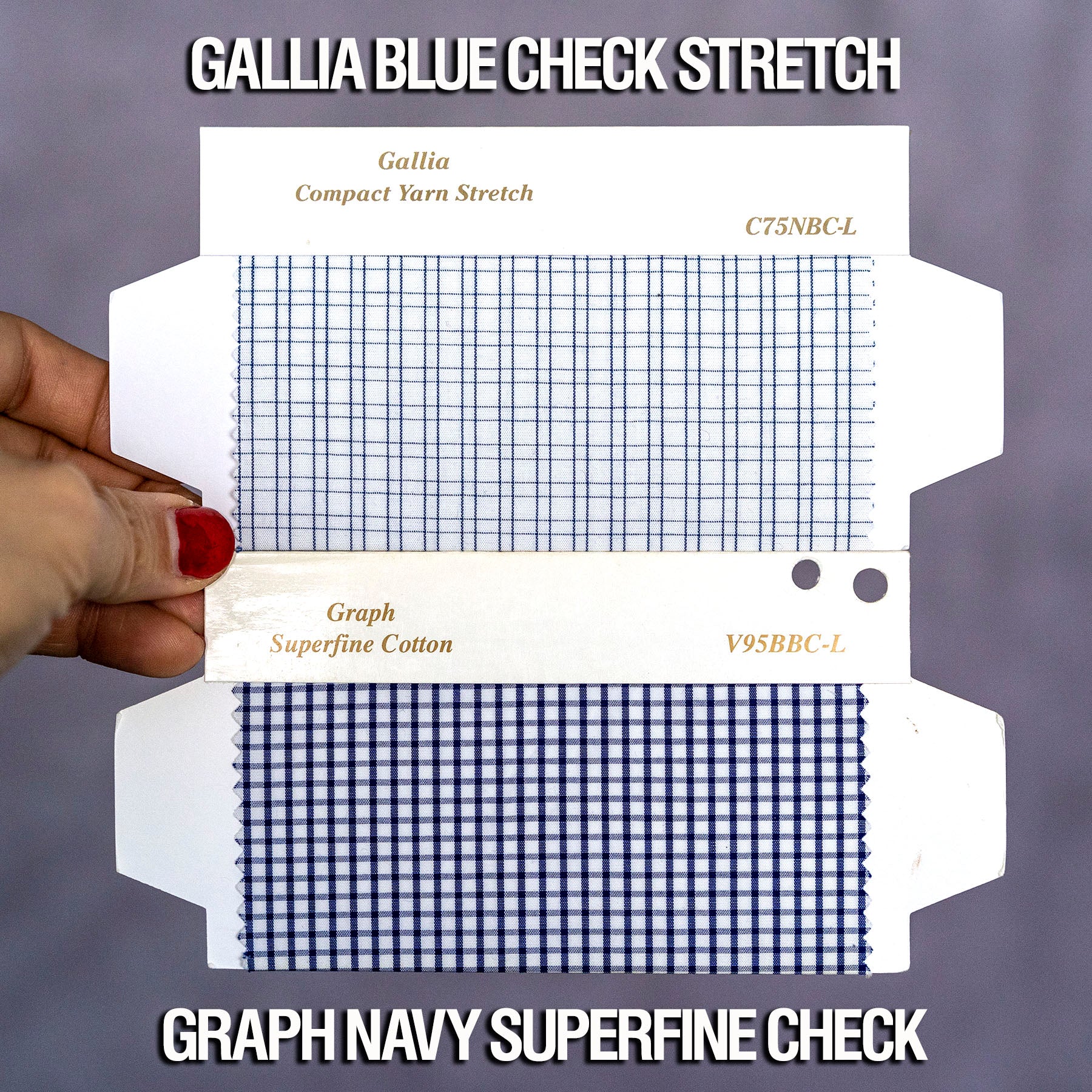 Custom Shirting Four-Season Dress Checks