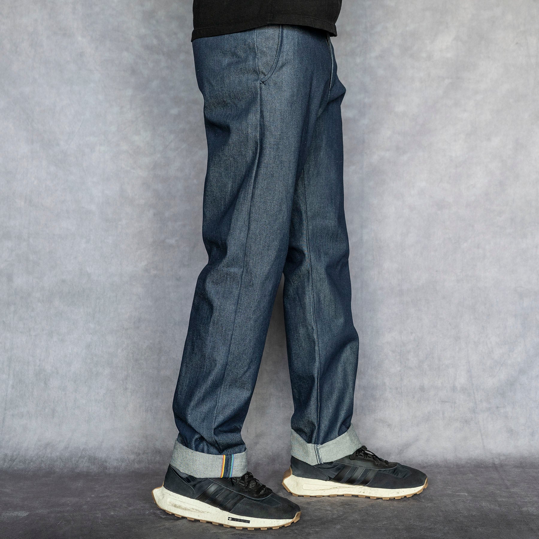 Garand Selvedge Chino 13oz Indigo with Rainbow Selvedge (32" Inseam)