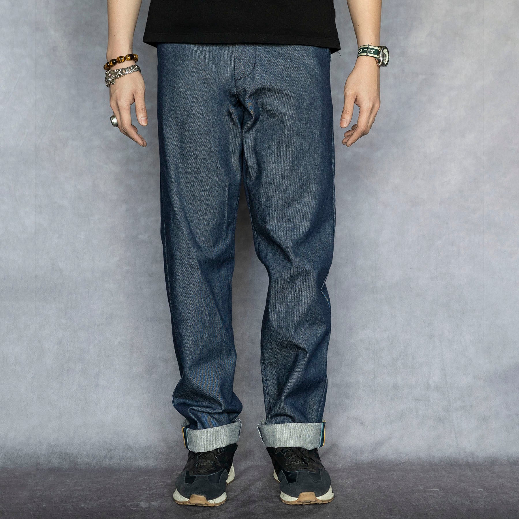 Garand Selvedge Chino 13oz Indigo with Rainbow Selvedge (32" Inseam)