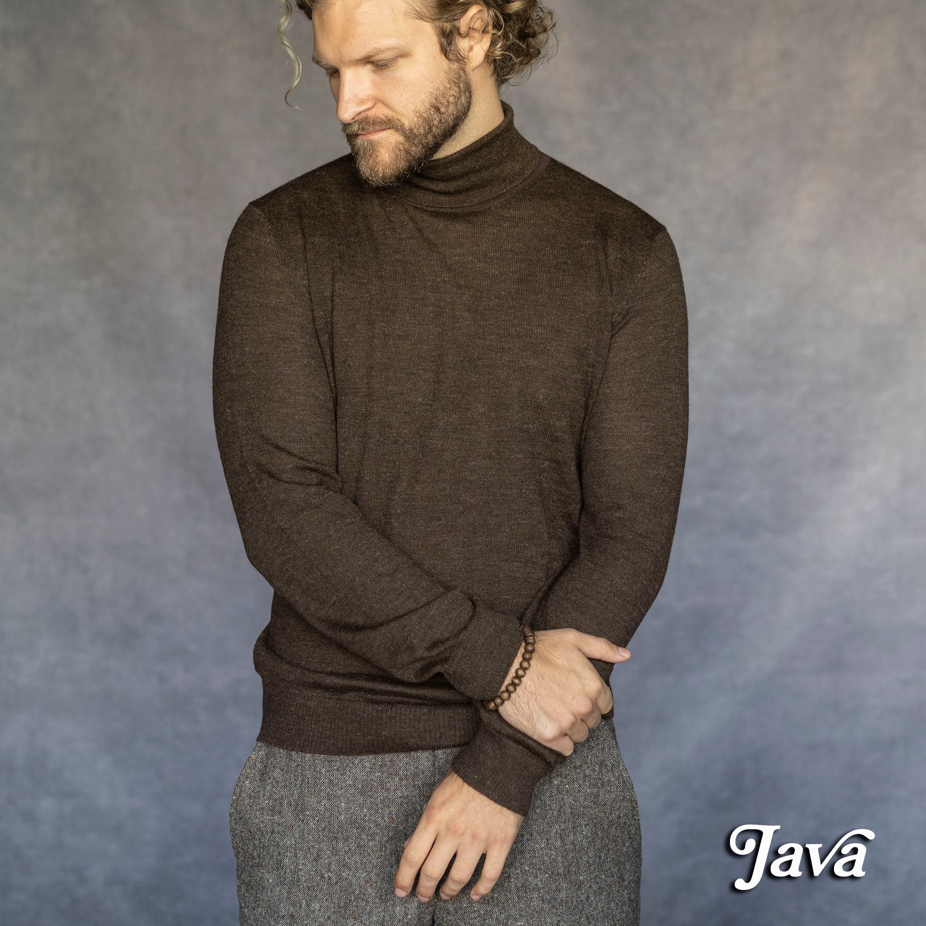 Alpaca Extrafine Knit Turtleneck Sweaters