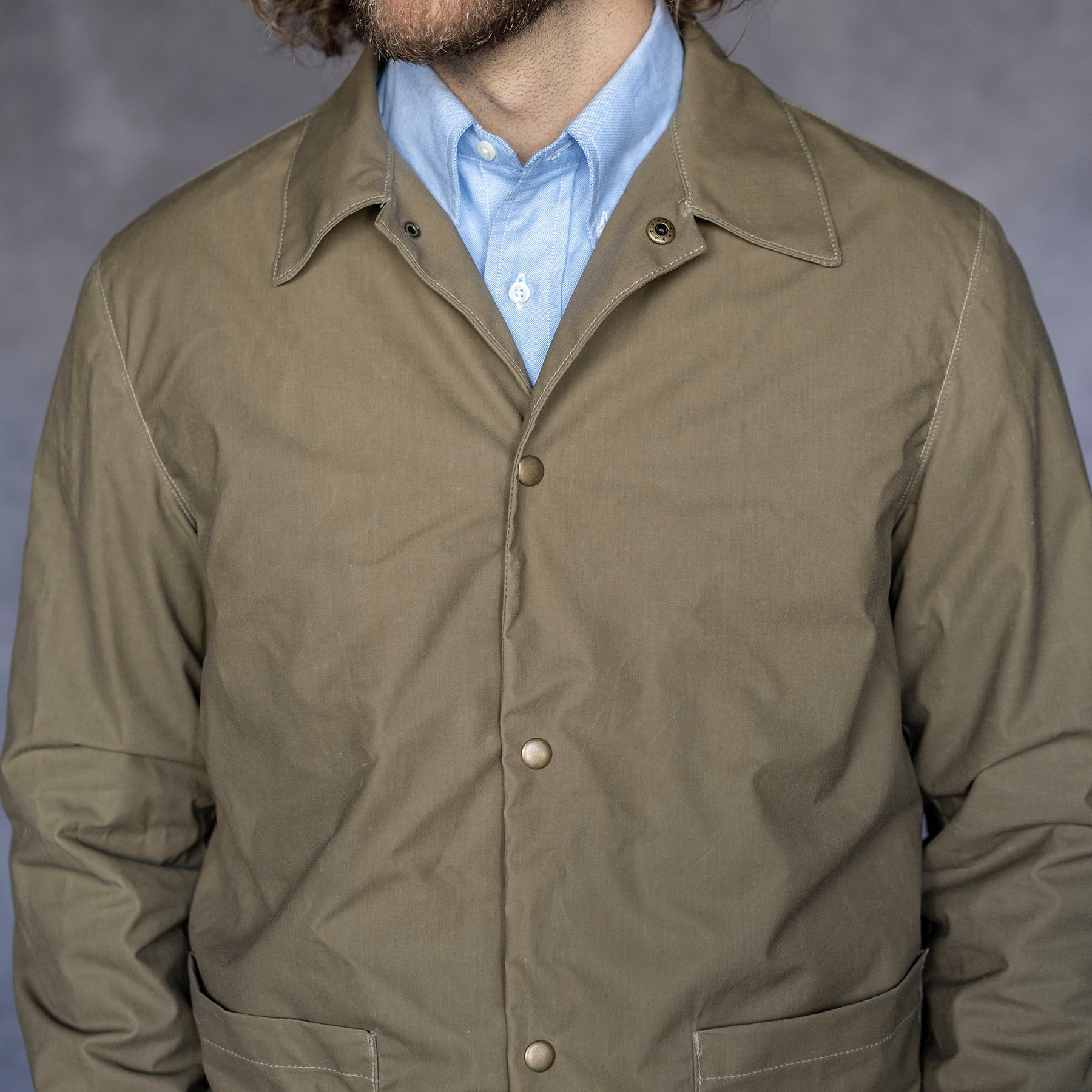 Karras Washable Waxed Cotton Jacket Field Tan Sz 44