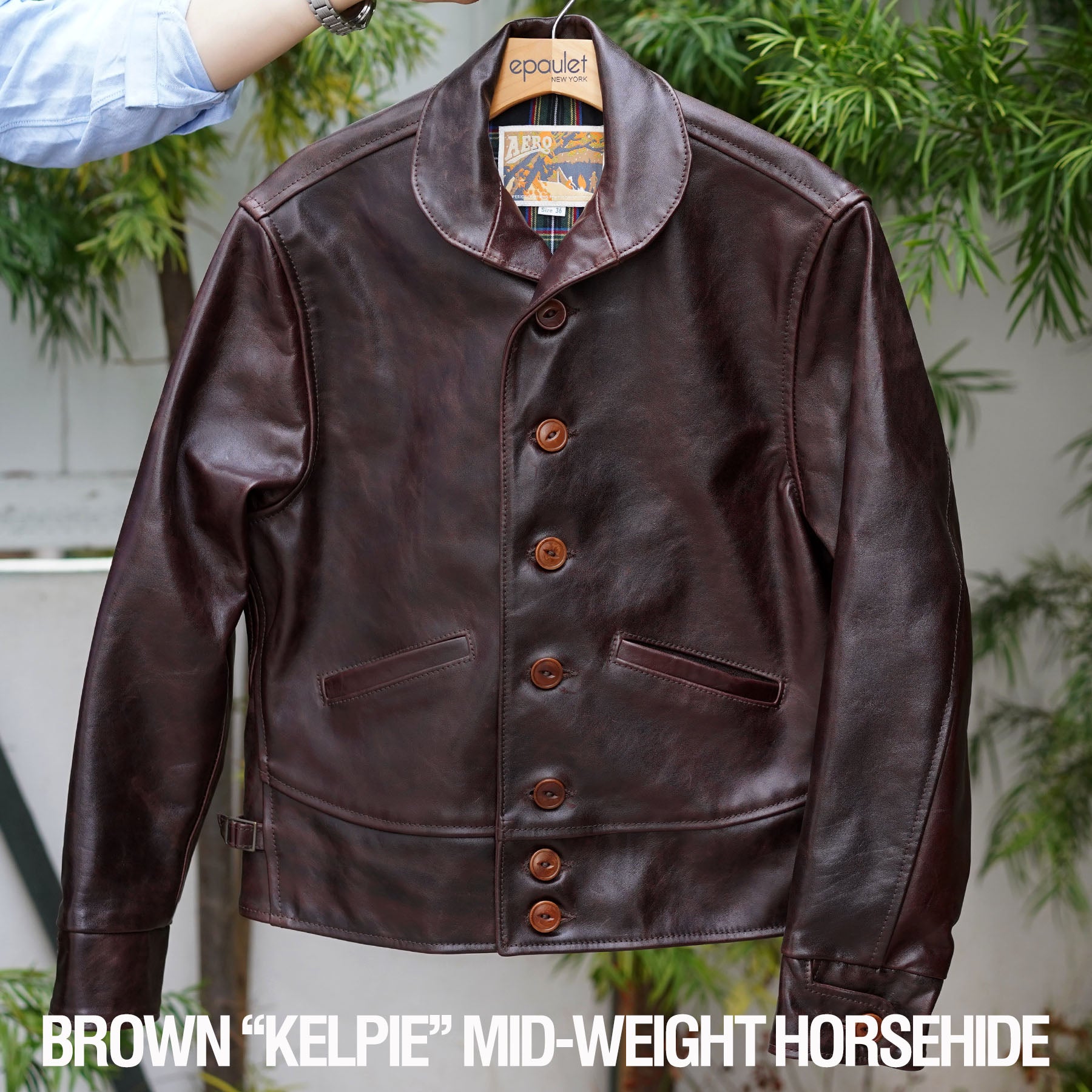 Made to Order Leather Cafe Racer Jacket DEPOSIT