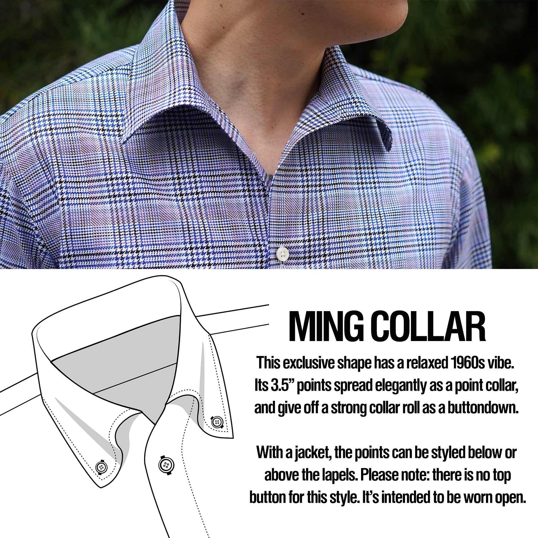 Custom Shirting Four-Season Dress Checks