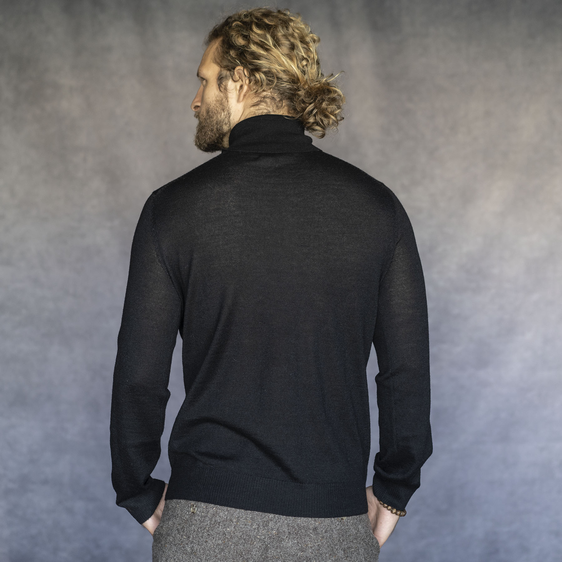 Alpaca Extrafine Knit Turtleneck Sweaters