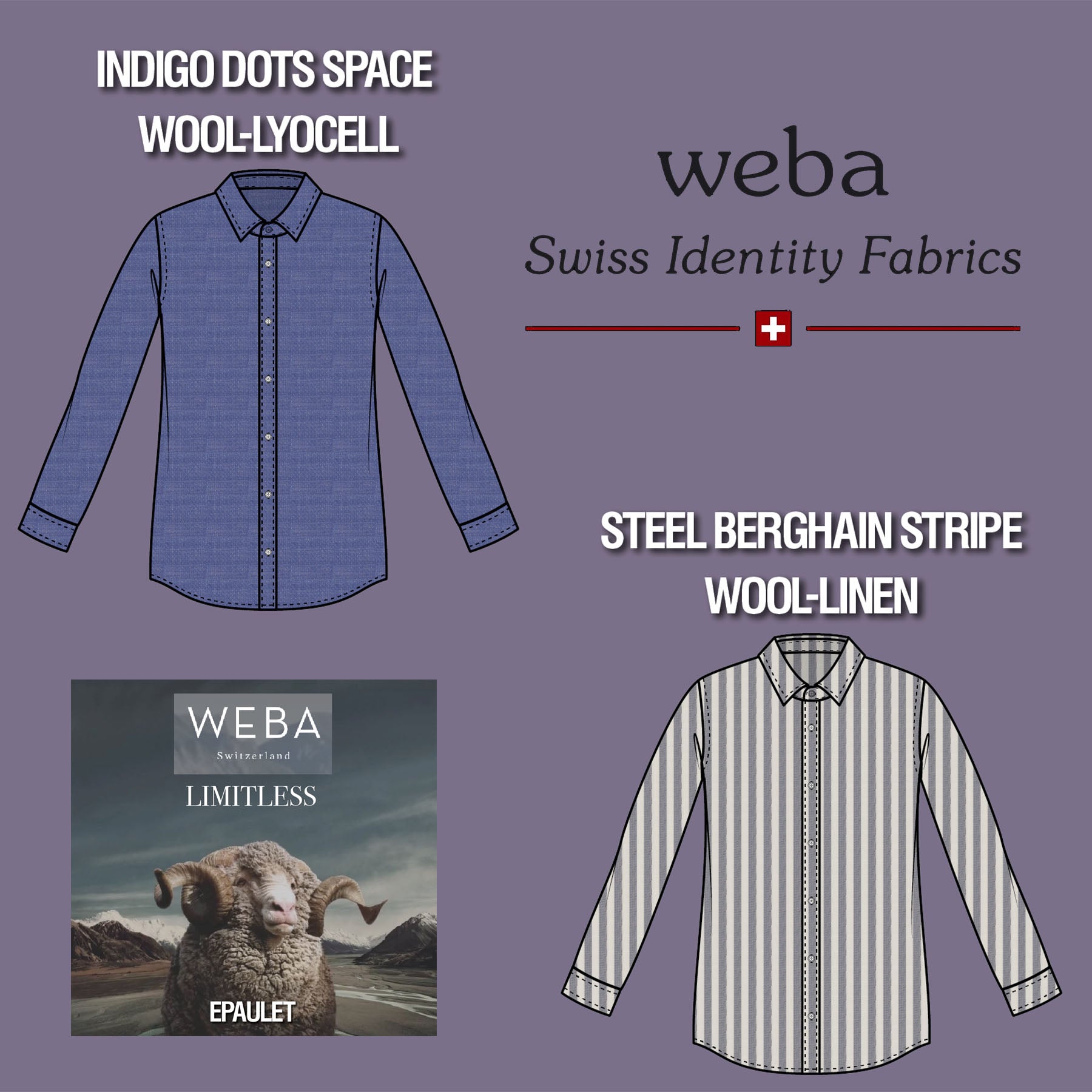 Custom Shirting Washable Wool Blends & Casual Patterns