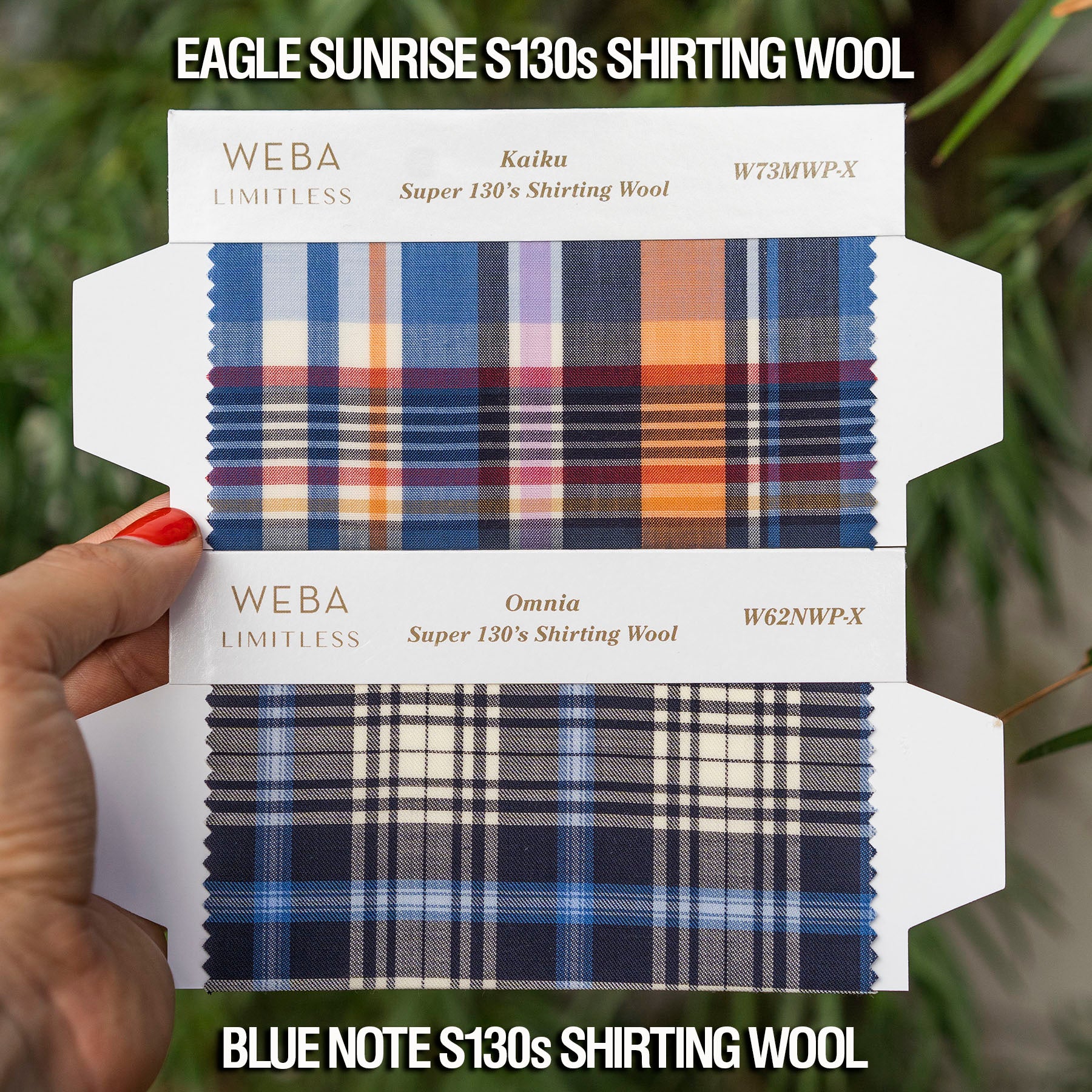 Custom Shirting Washable Wool Blends & Casual Patterns