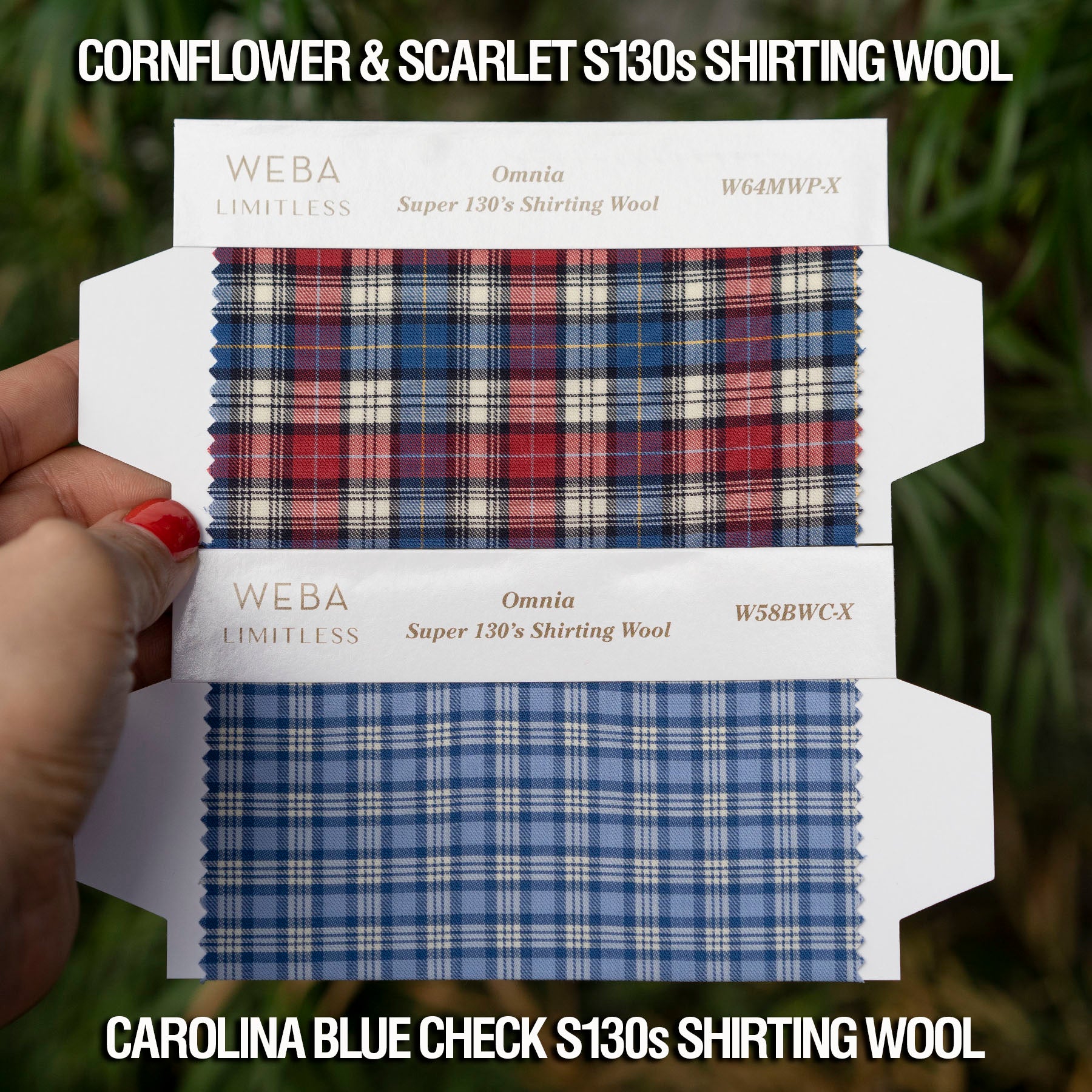 Custom Shirting Washable Wool Blends & Casual Patterns