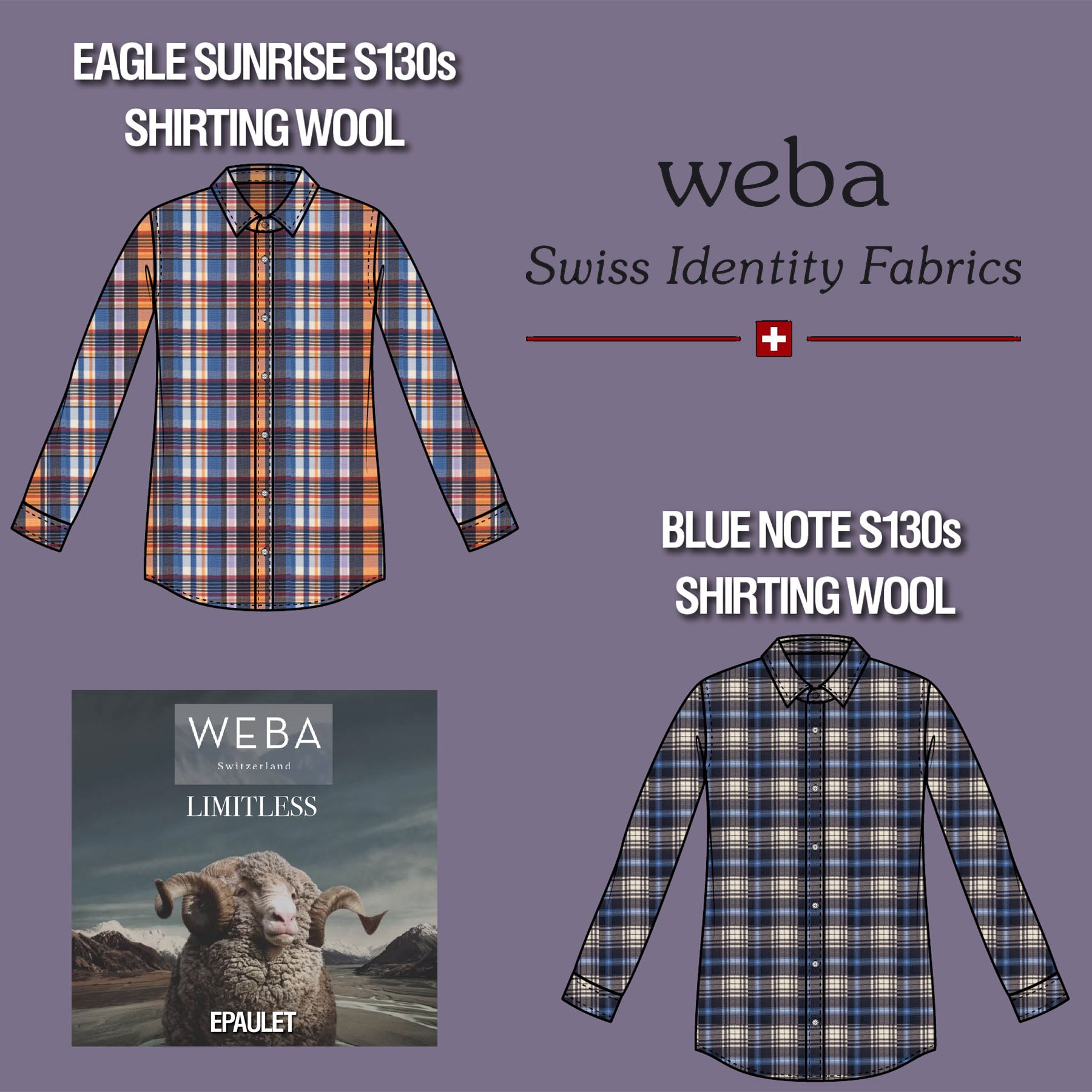 Custom Shirting Washable Wool Blends & Casual Patterns